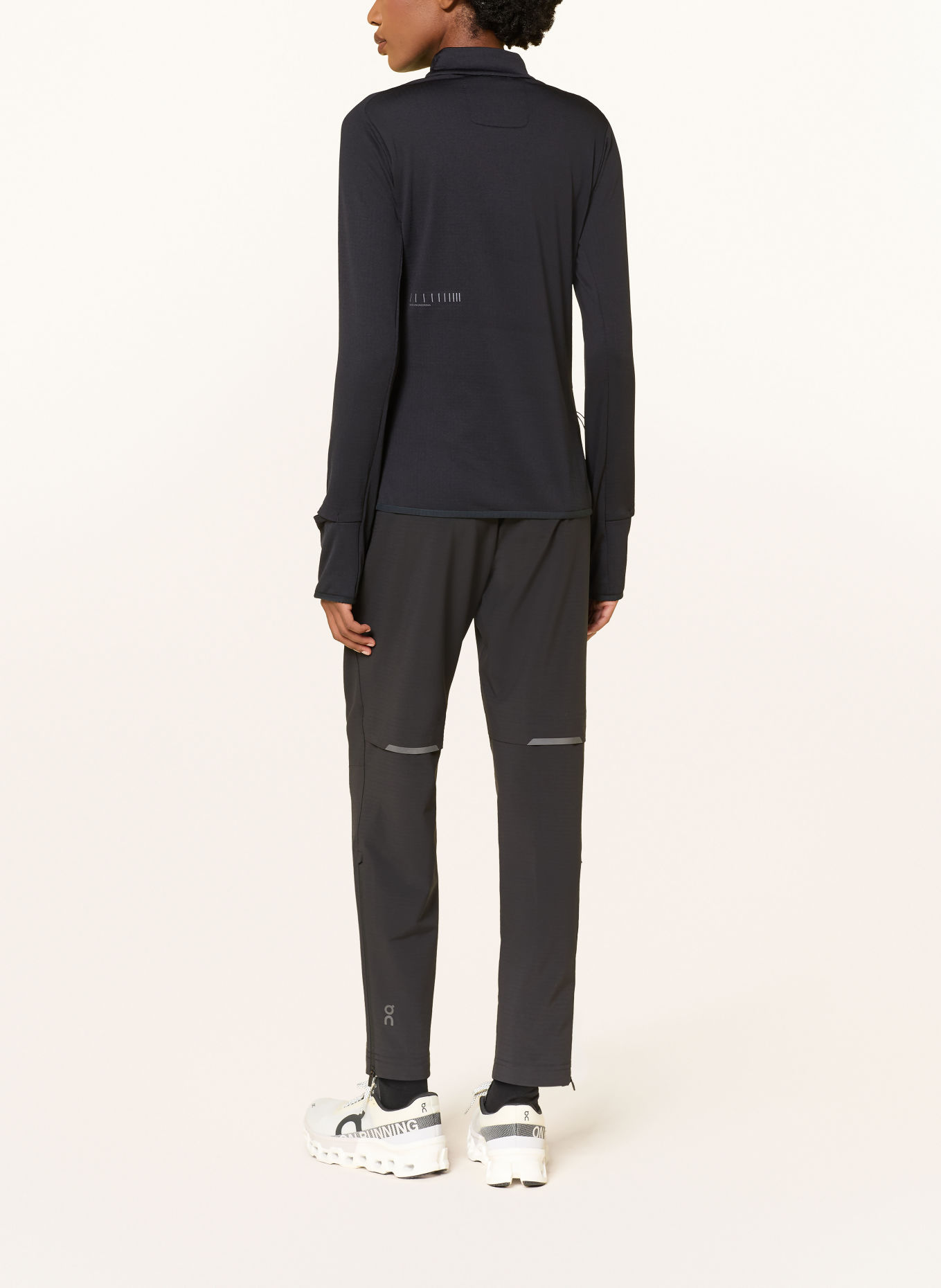 On Pantalon de course WEATHER WINTER: NOIR