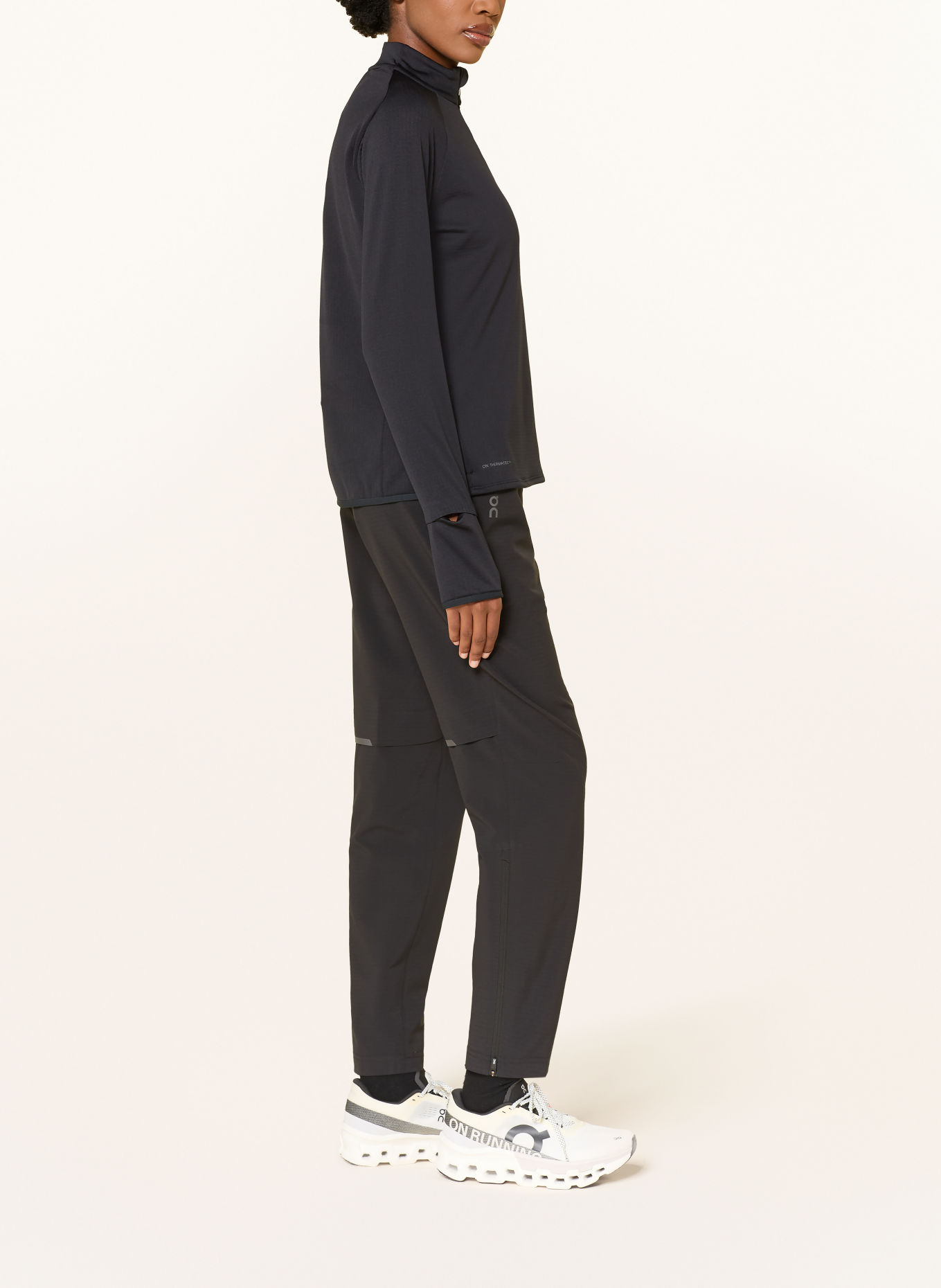On Pantalon de course WEATHER WINTER: NOIR