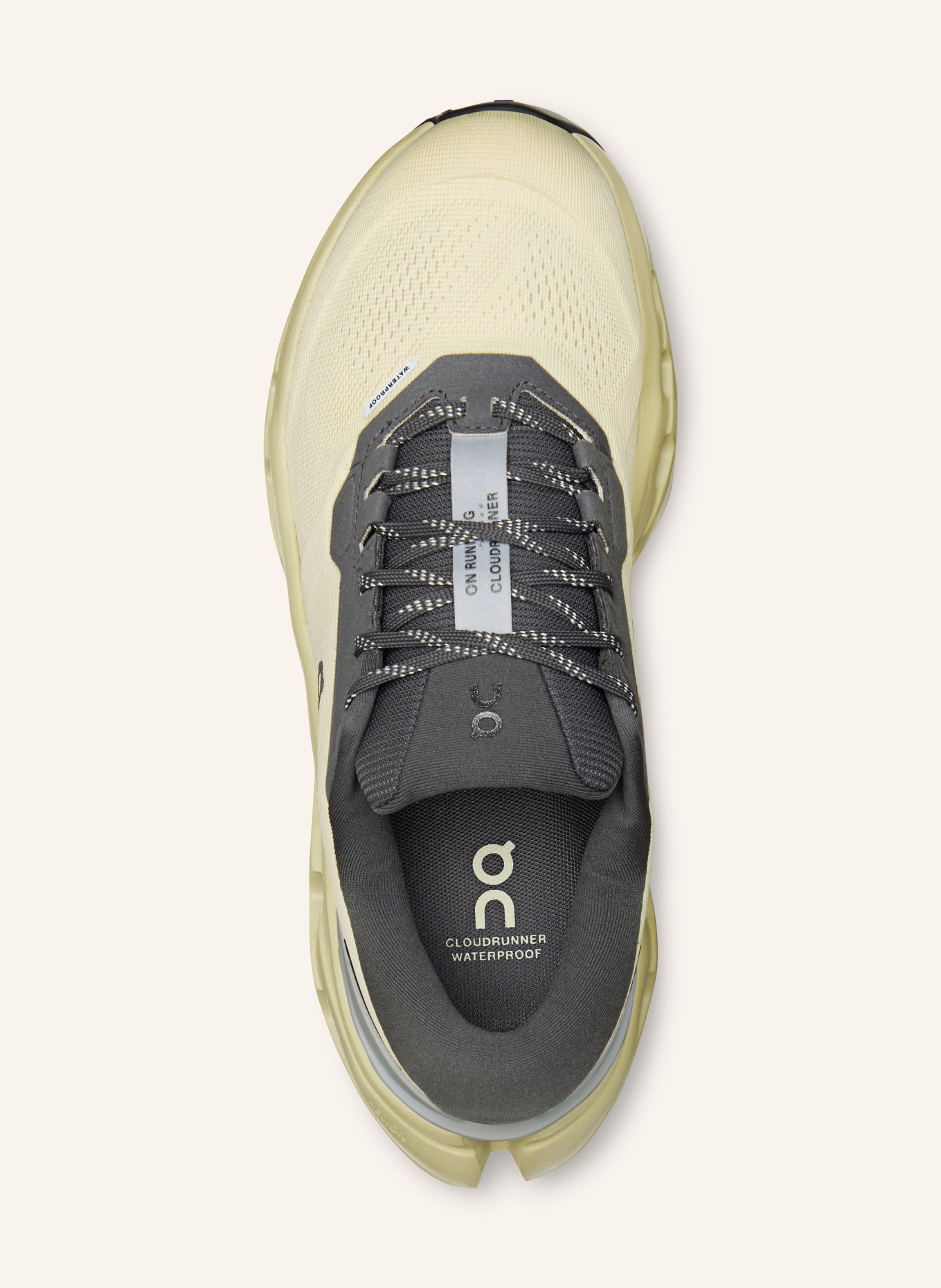 On Laufschuhe CLOUDRUNNER 3: HELLGELB / DUNKELGRAU