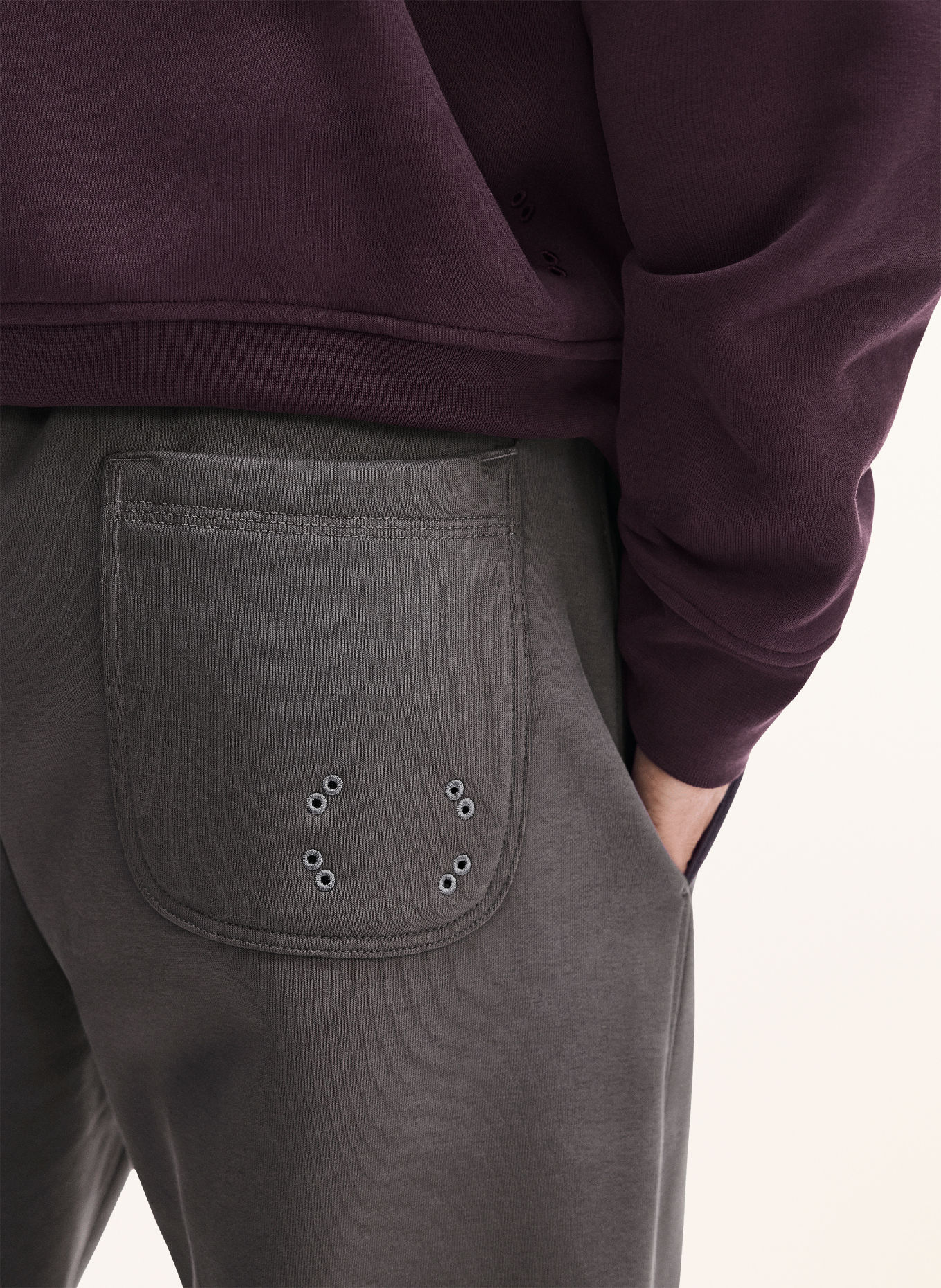 On CLUB COLLECTIVE Sweatpants: TAUPE