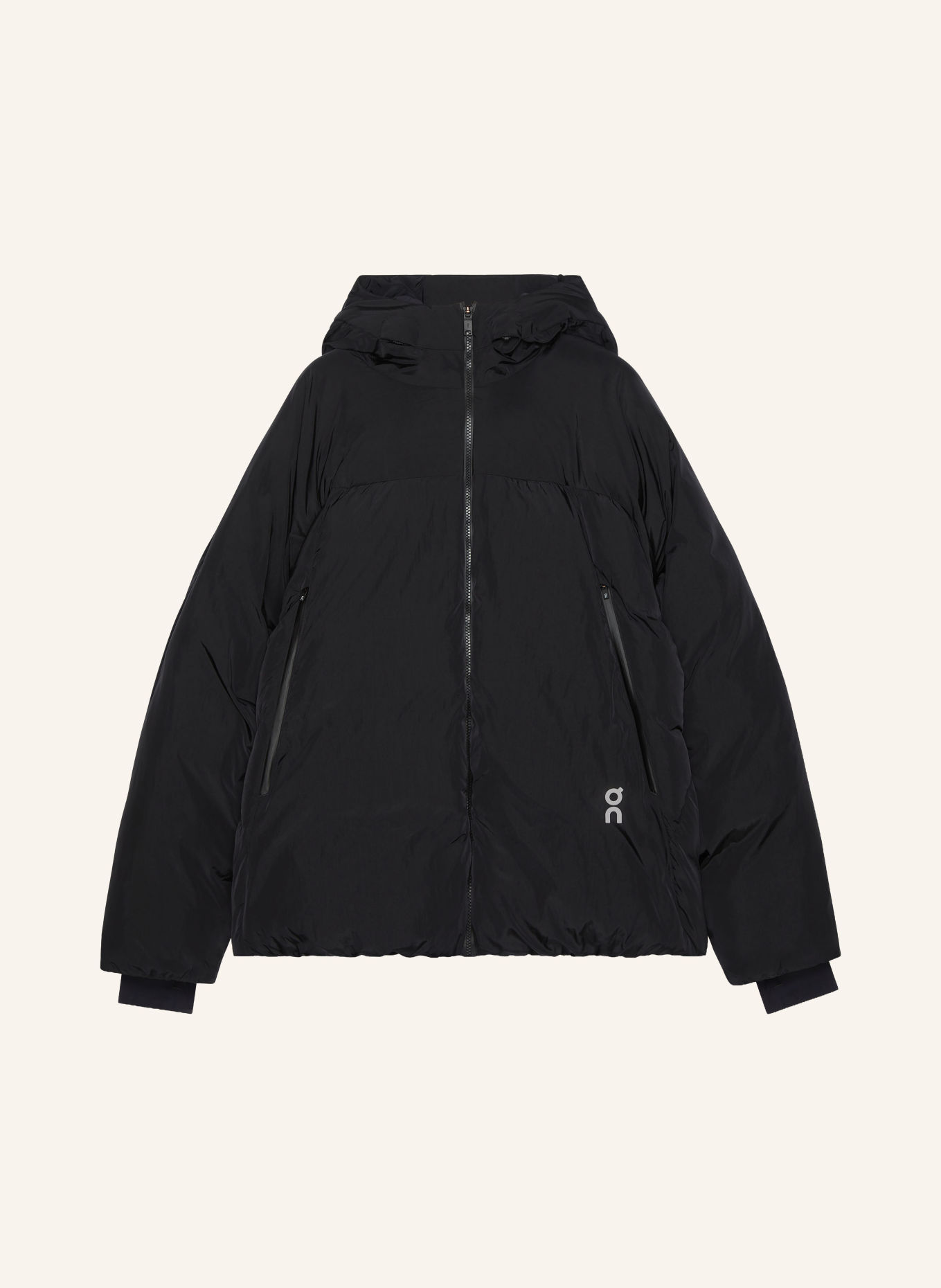 On ALL DAY PUFFER Quilted Jacket: BLACK