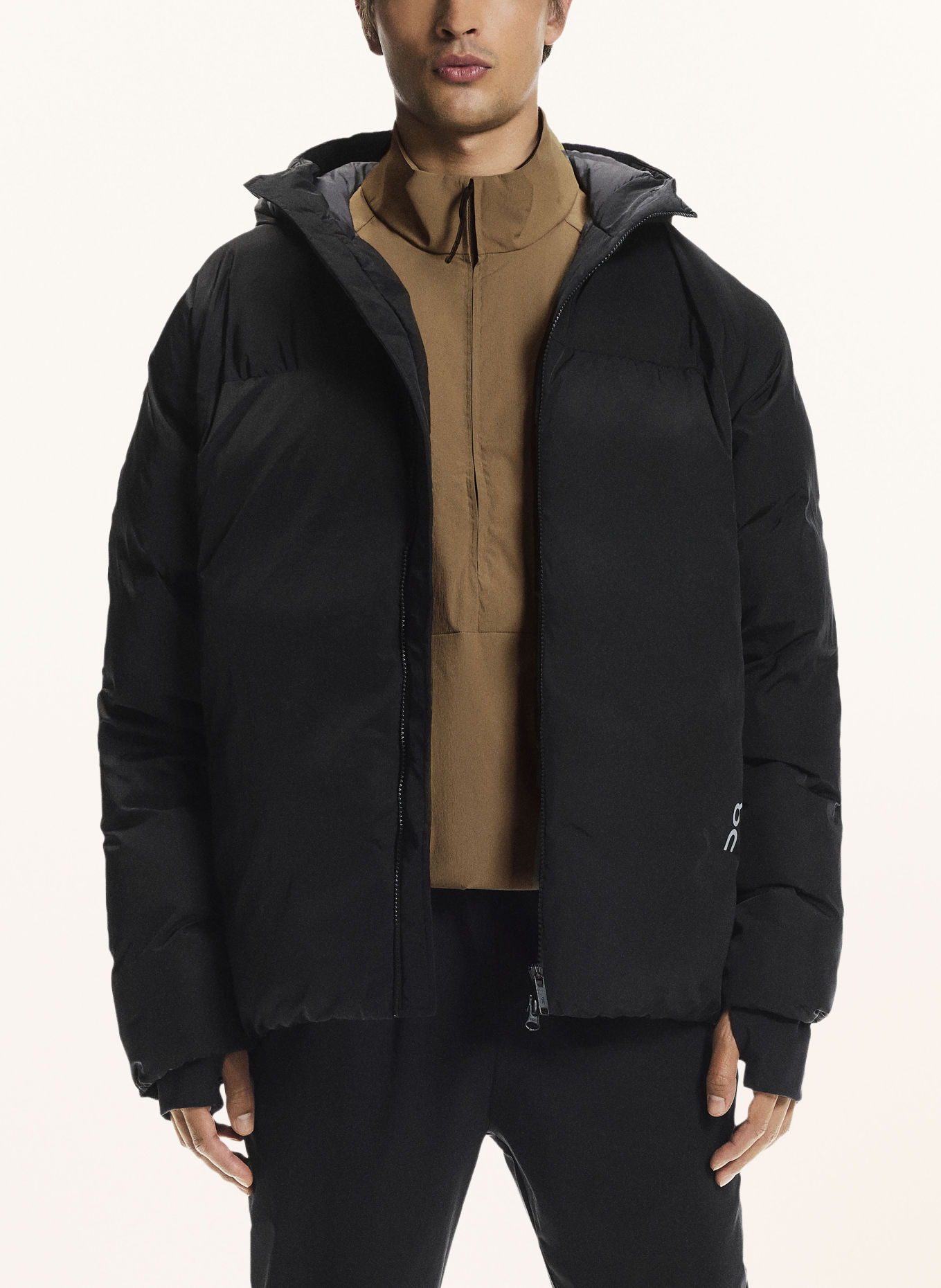 On ALL DAY PUFFER Quilted Jacket: BLACK
