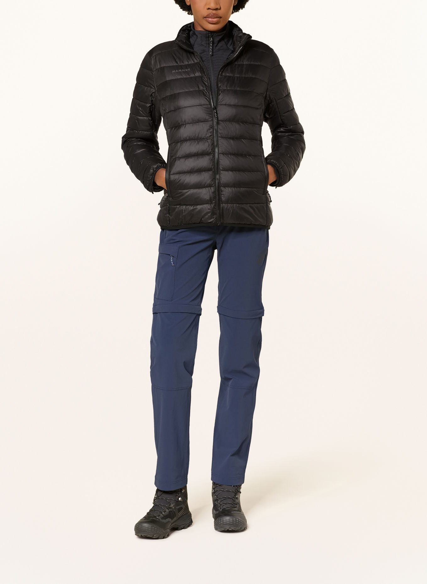 MAMMUT 2-in-1 jas LINARD: ZWART