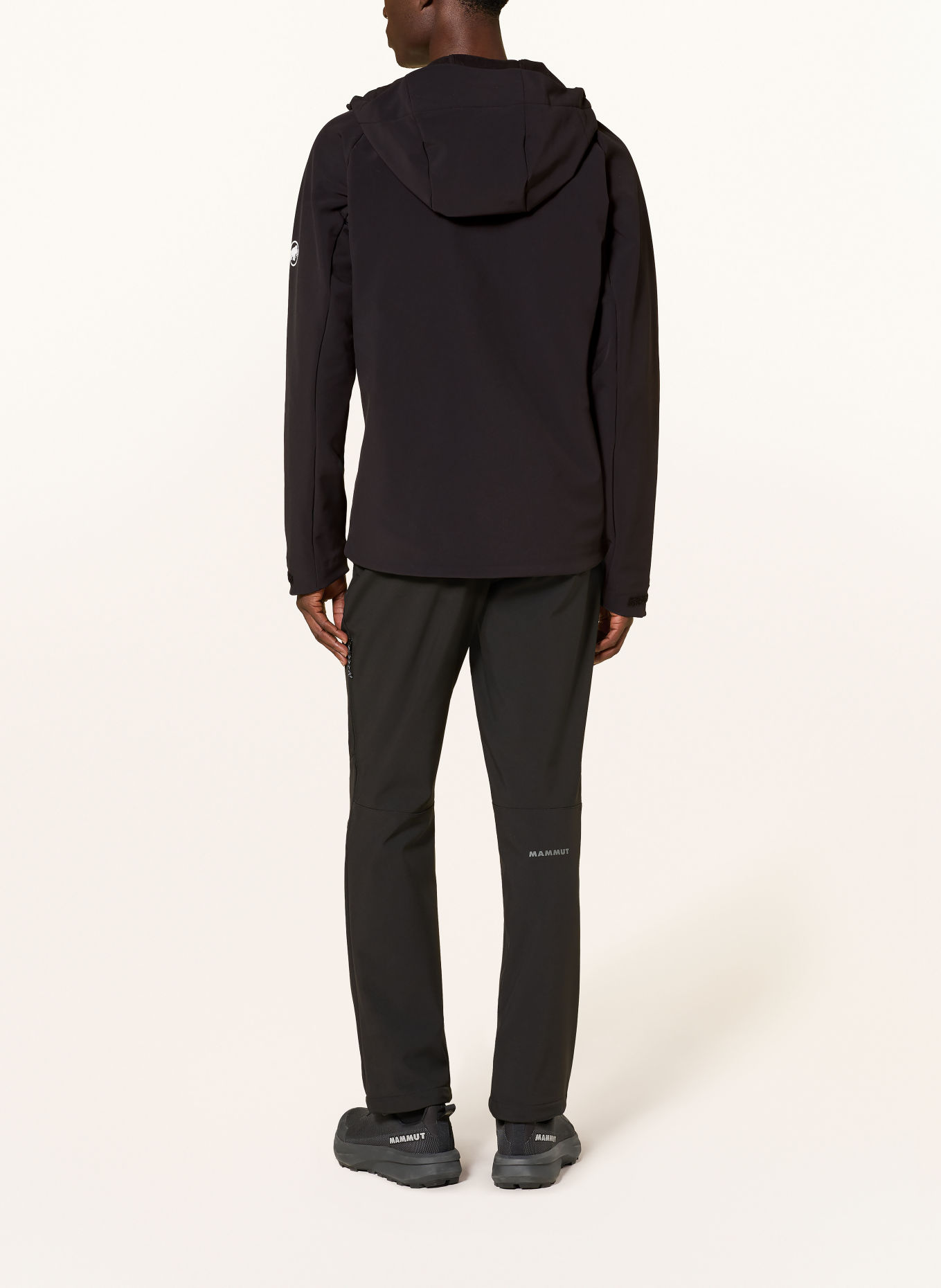 MAMMUT Softshell-Jacke WINTERFIELD SO: SCHWARZ / WEISS