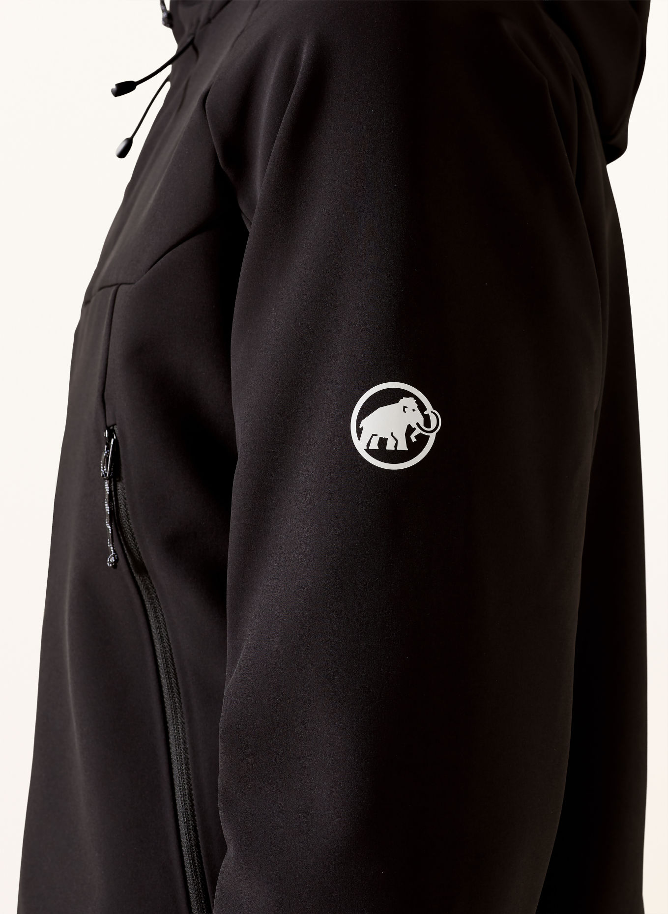 MAMMUT Softshell-Jacke WINTERFIELD SO: SCHWARZ / WEISS