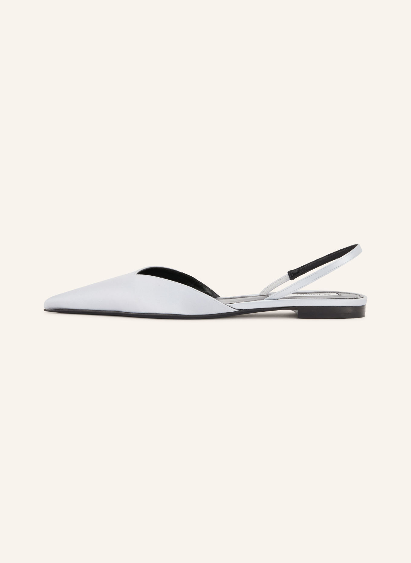 VICTORIA BECKHAM Slingback ballerinas: LIGHT GRAY