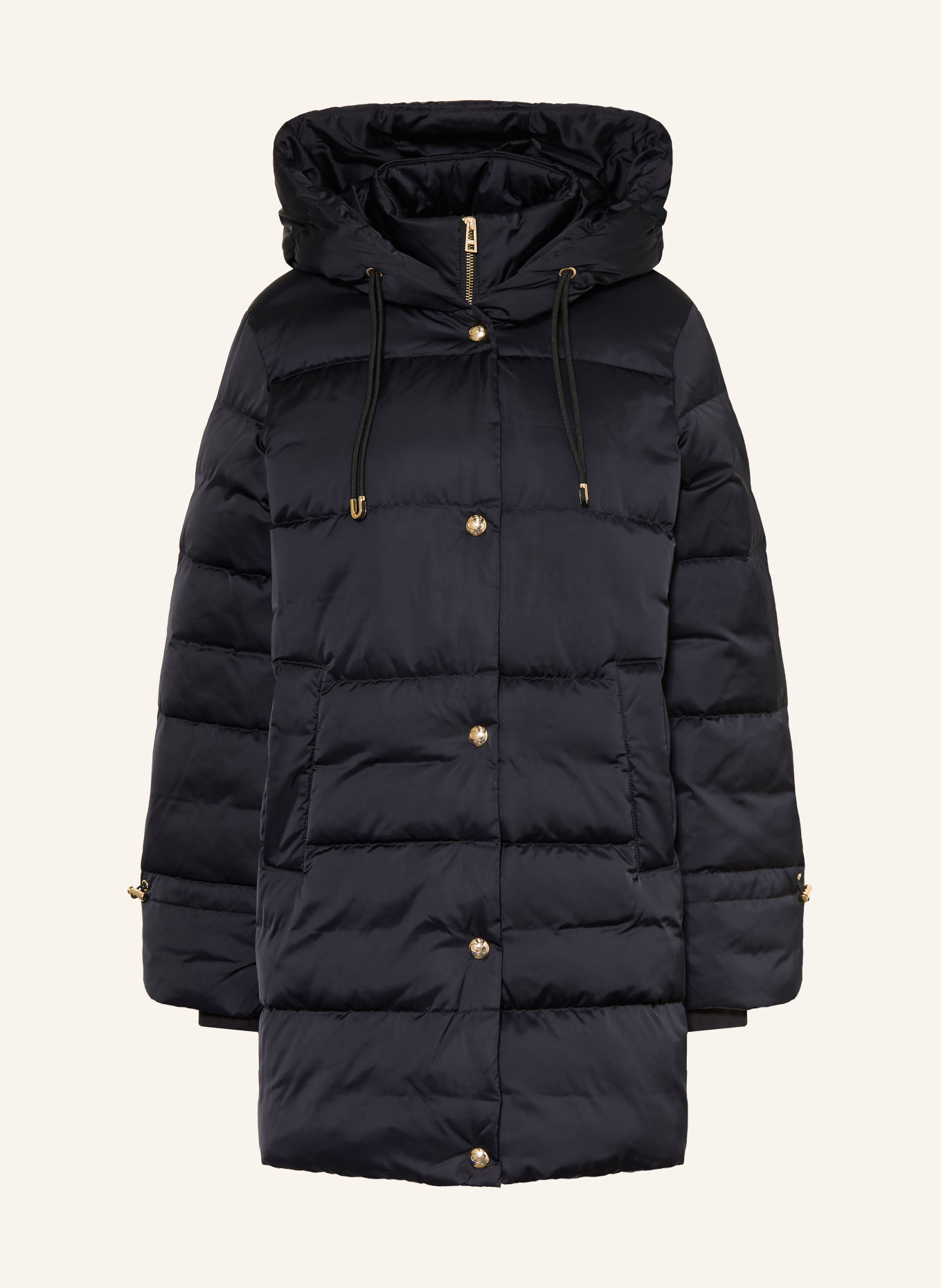 LIU JO Down coat: BLACK