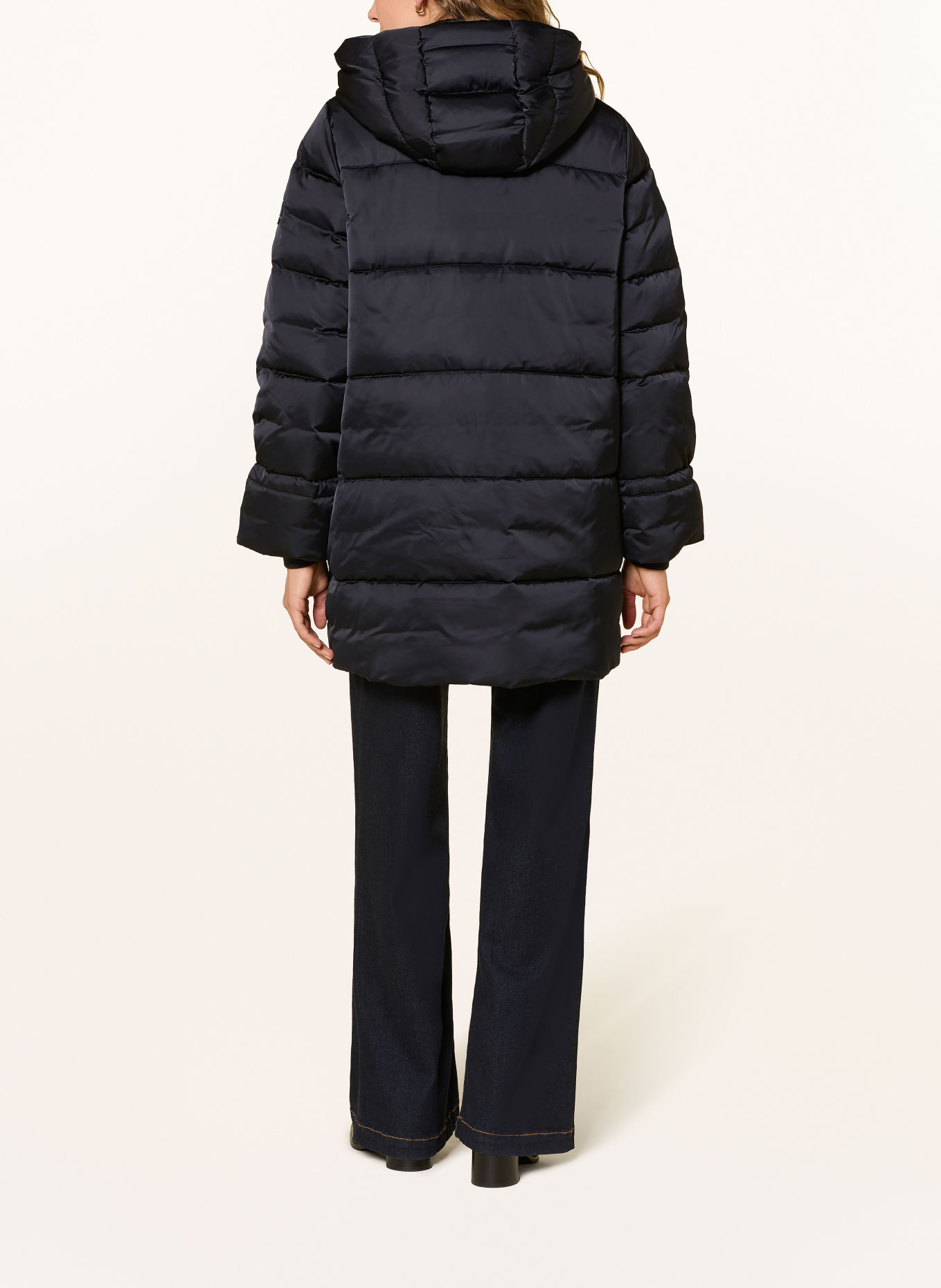 LIU JO Down coat: BLACK
