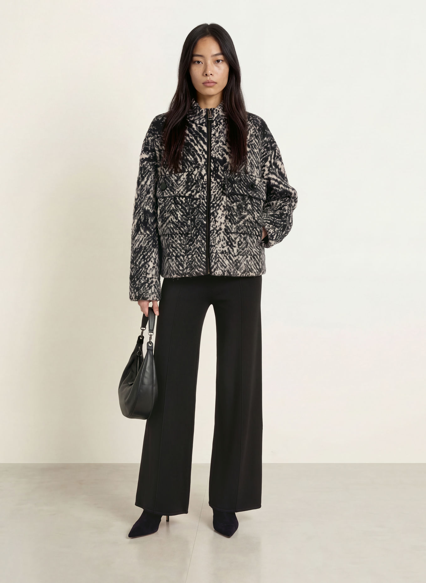 LIU JO Pantalon en maille: NOIR