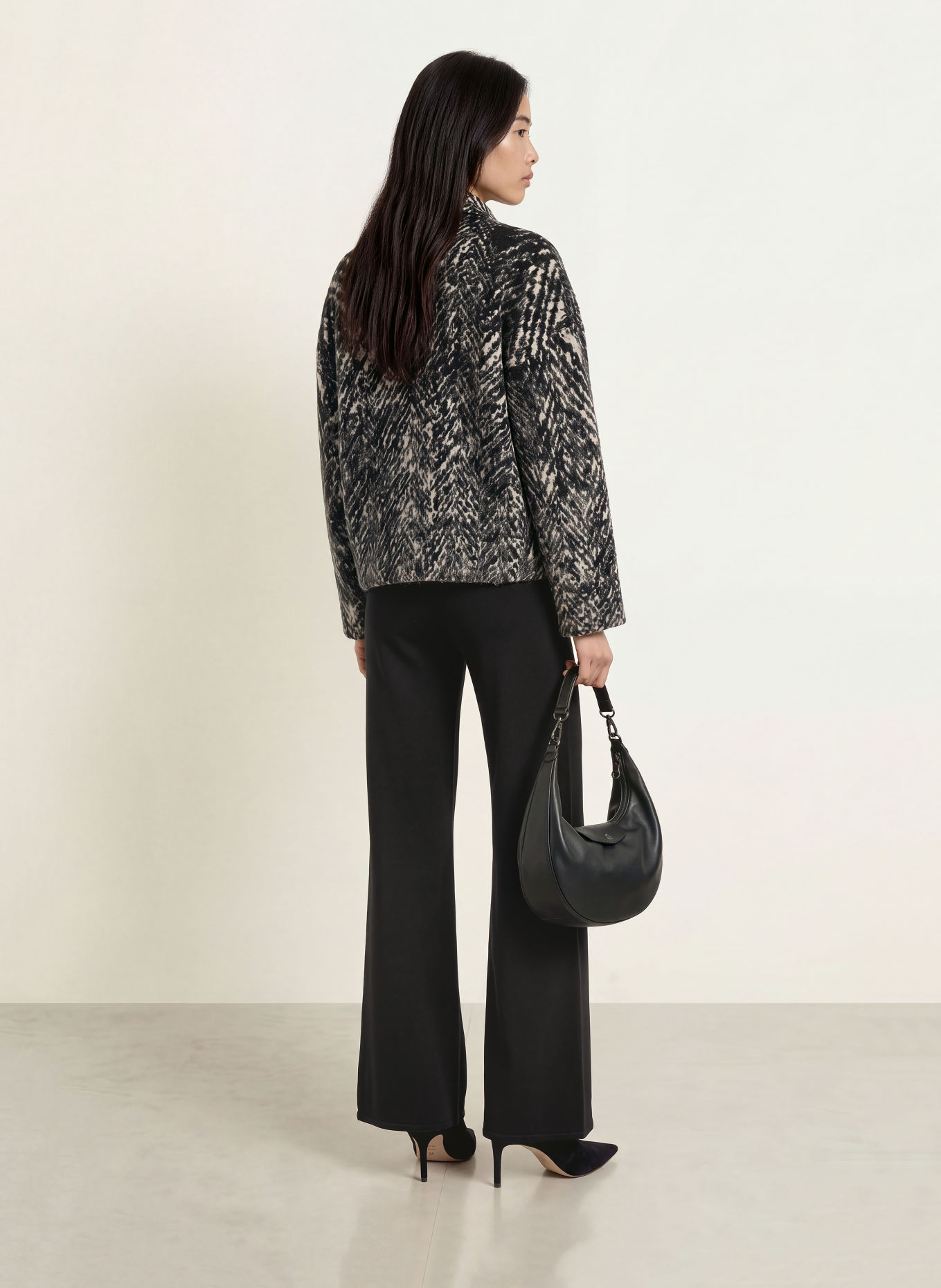 LIU JO Pantalon en maille: NOIR