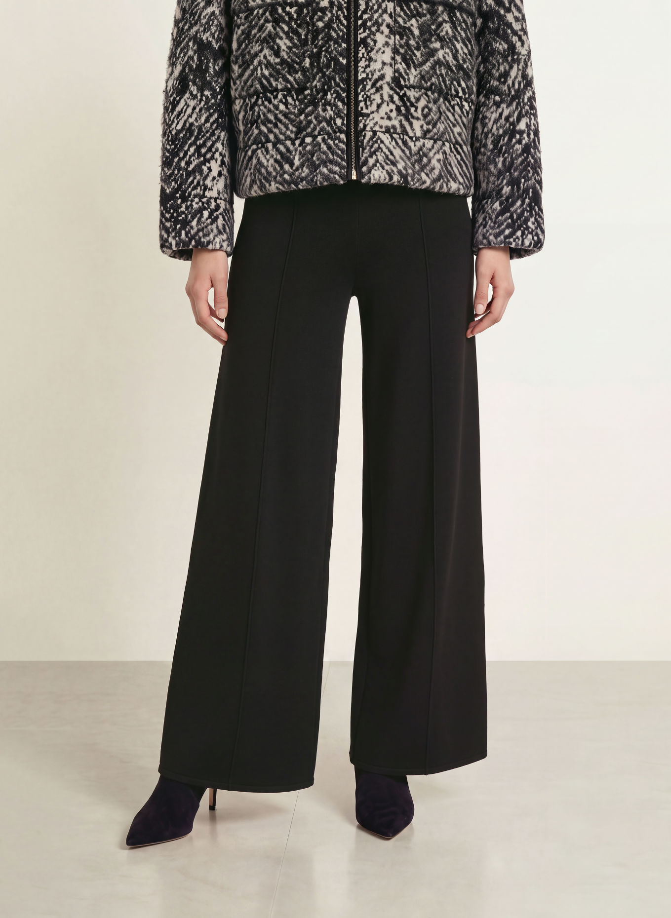 LIU JO Pantalon en maille: NOIR