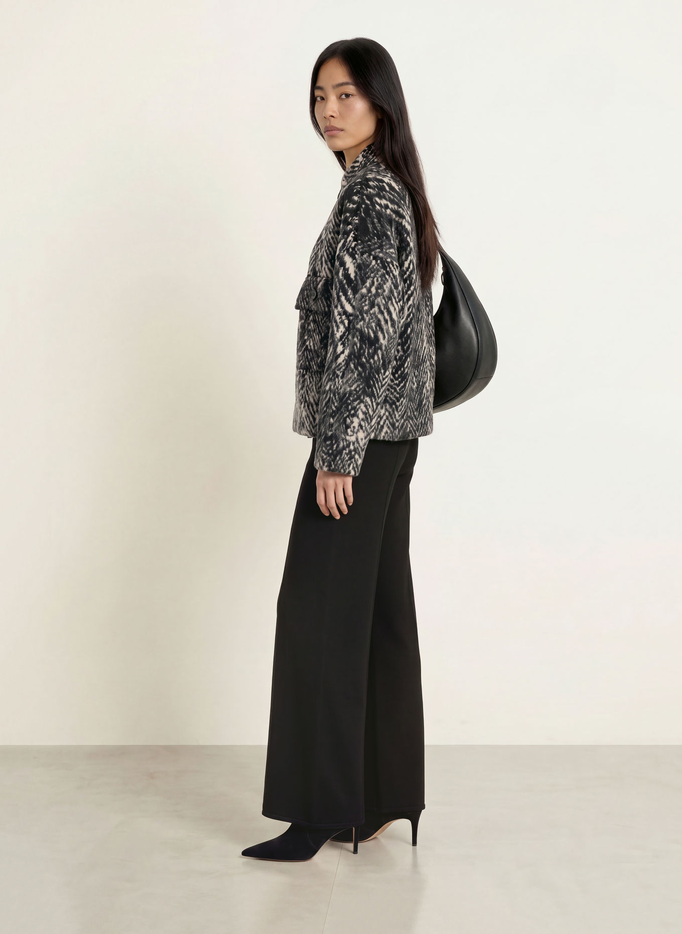 LIU JO Pantalon en maille: NOIR