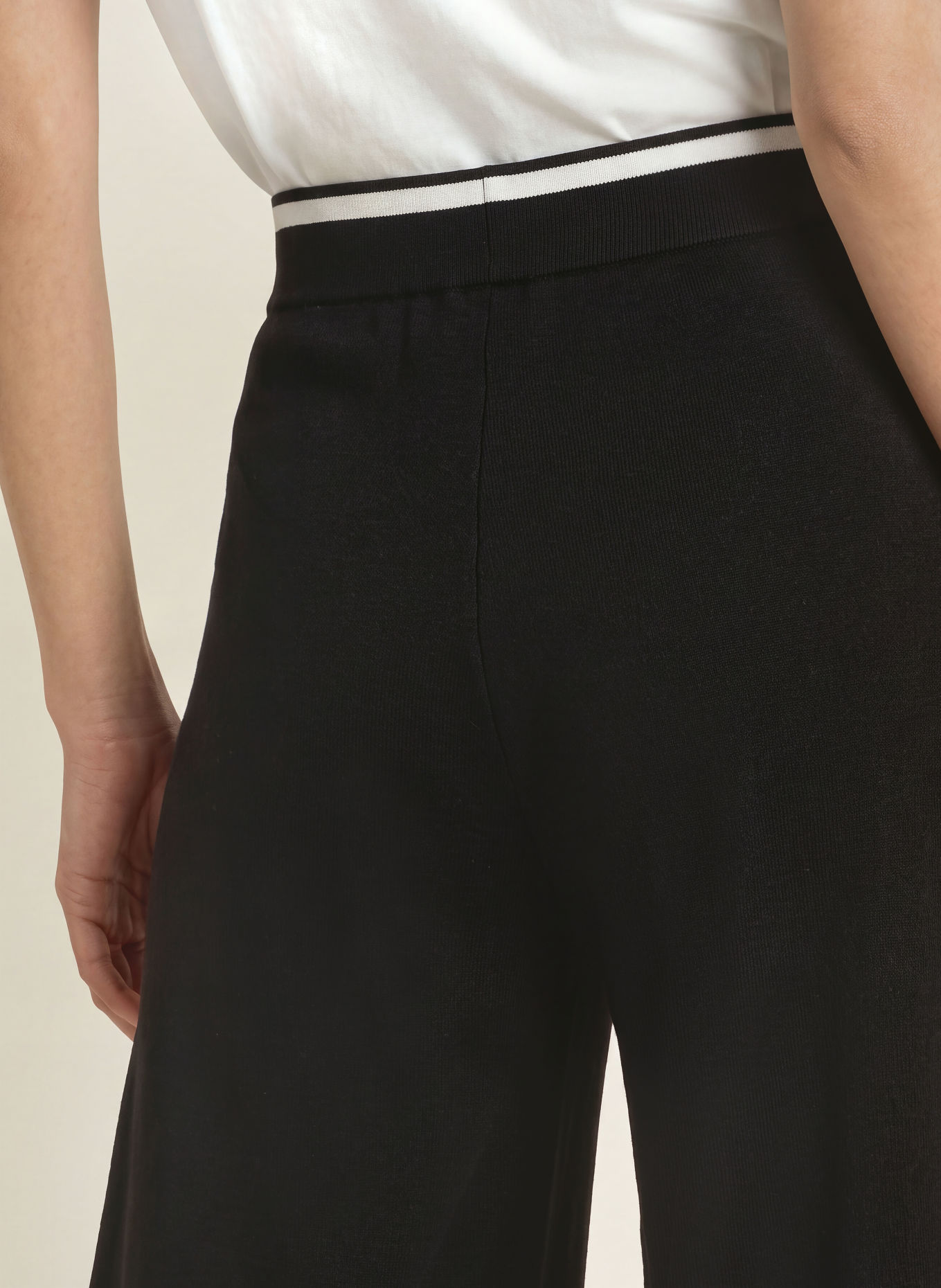 LIU JO Pantalon en maille: NOIR