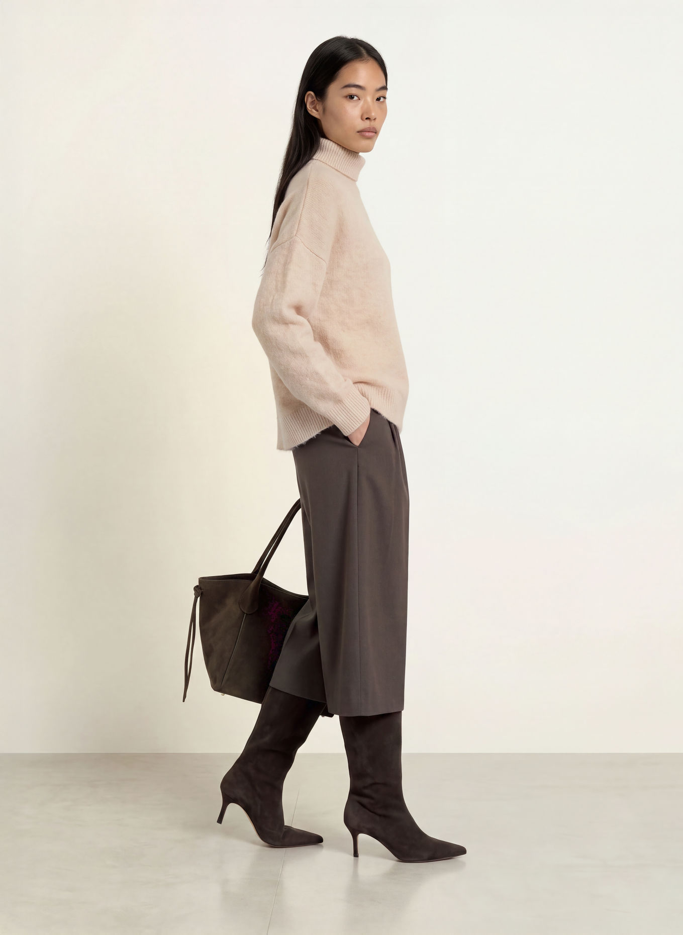 LIU JO Coltrui HAIRY: BEIGE
