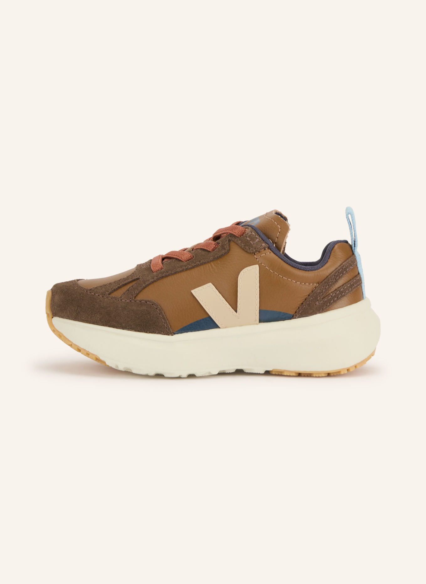 VEJA Slip-On Sneakers SMALL CANARY VEJA X BONPOINT: BRUN / MÖRKBRUN / LJUSBLÅ