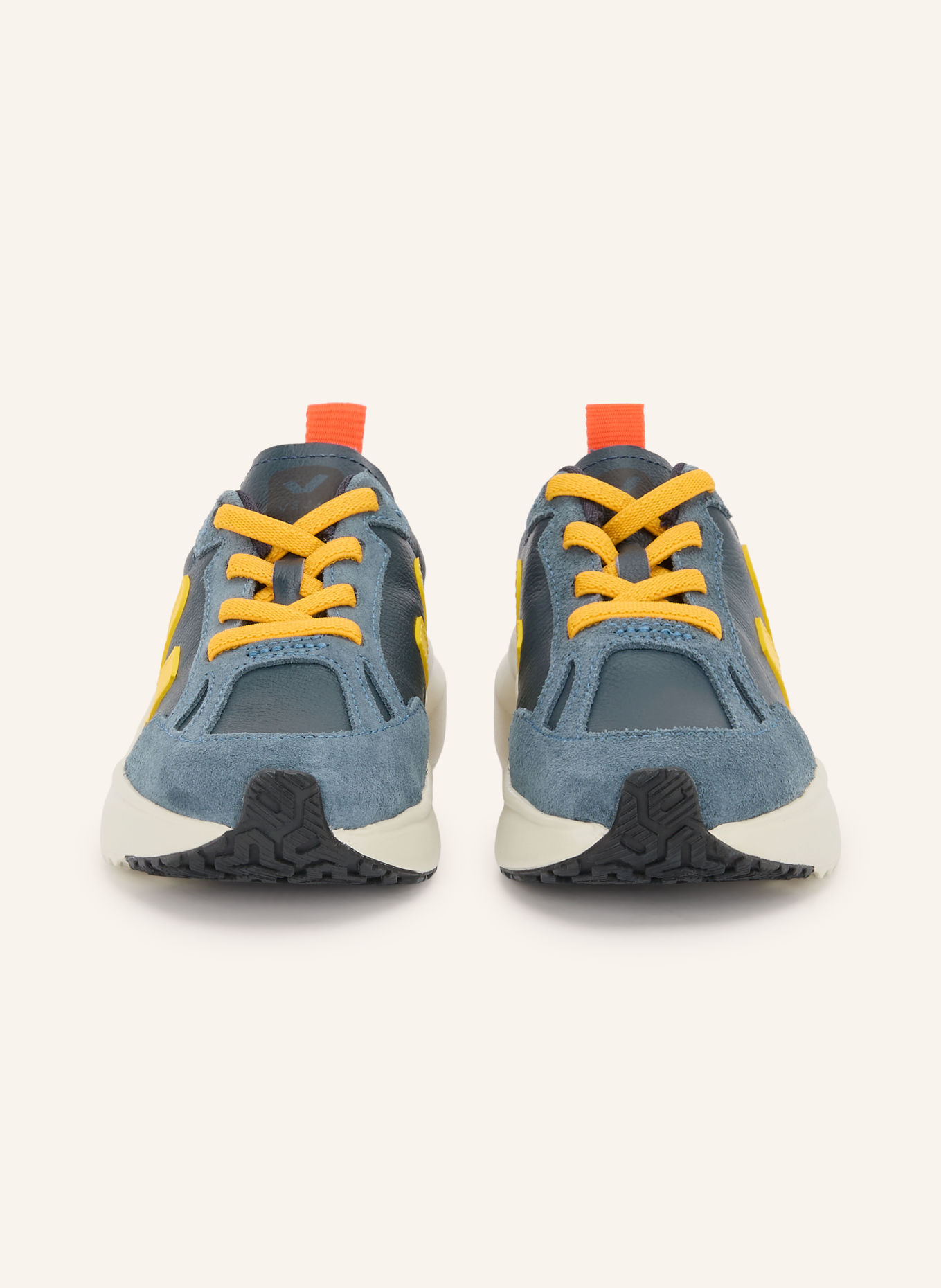 VEJA Sneakers à enfiler SMALL CANARY LIGHT: BLEU FONCÉ / JAUNE / BLEU