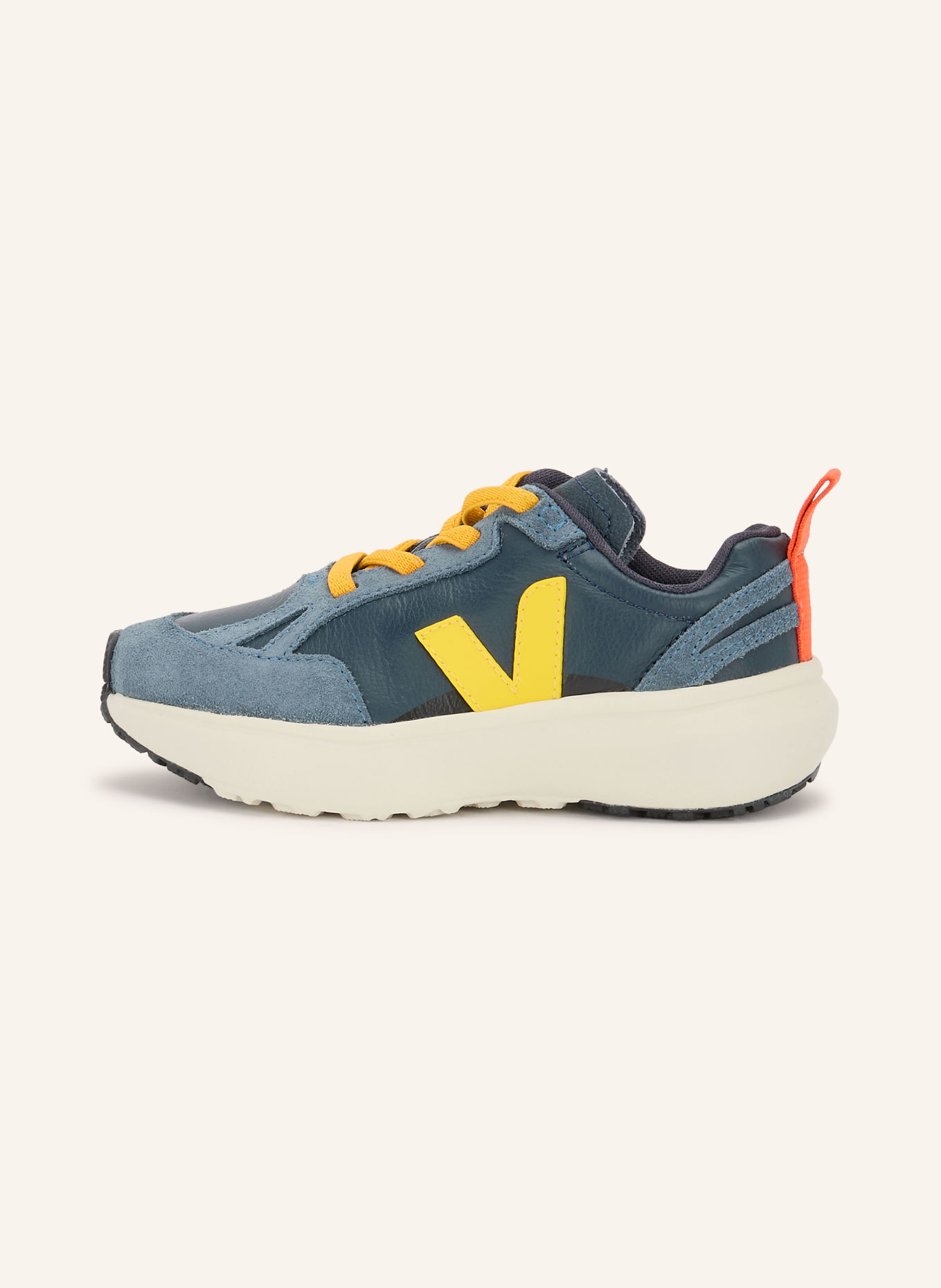 VEJA Sneakers à enfiler SMALL CANARY LIGHT: BLEU FONCÉ / JAUNE / BLEU