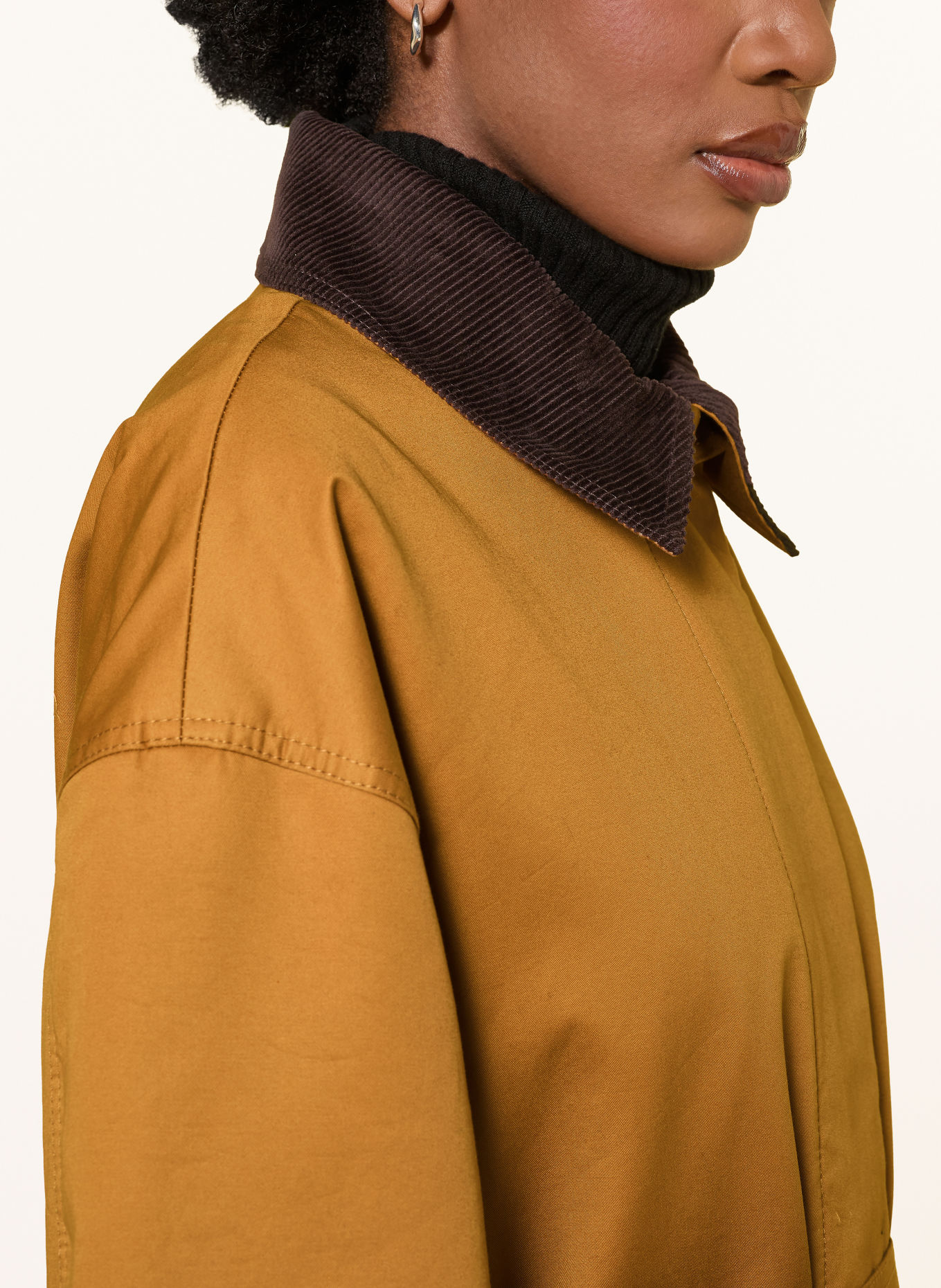 InWear Mantel HUNTERYIW: COGNAC / DUNKELBRAUN