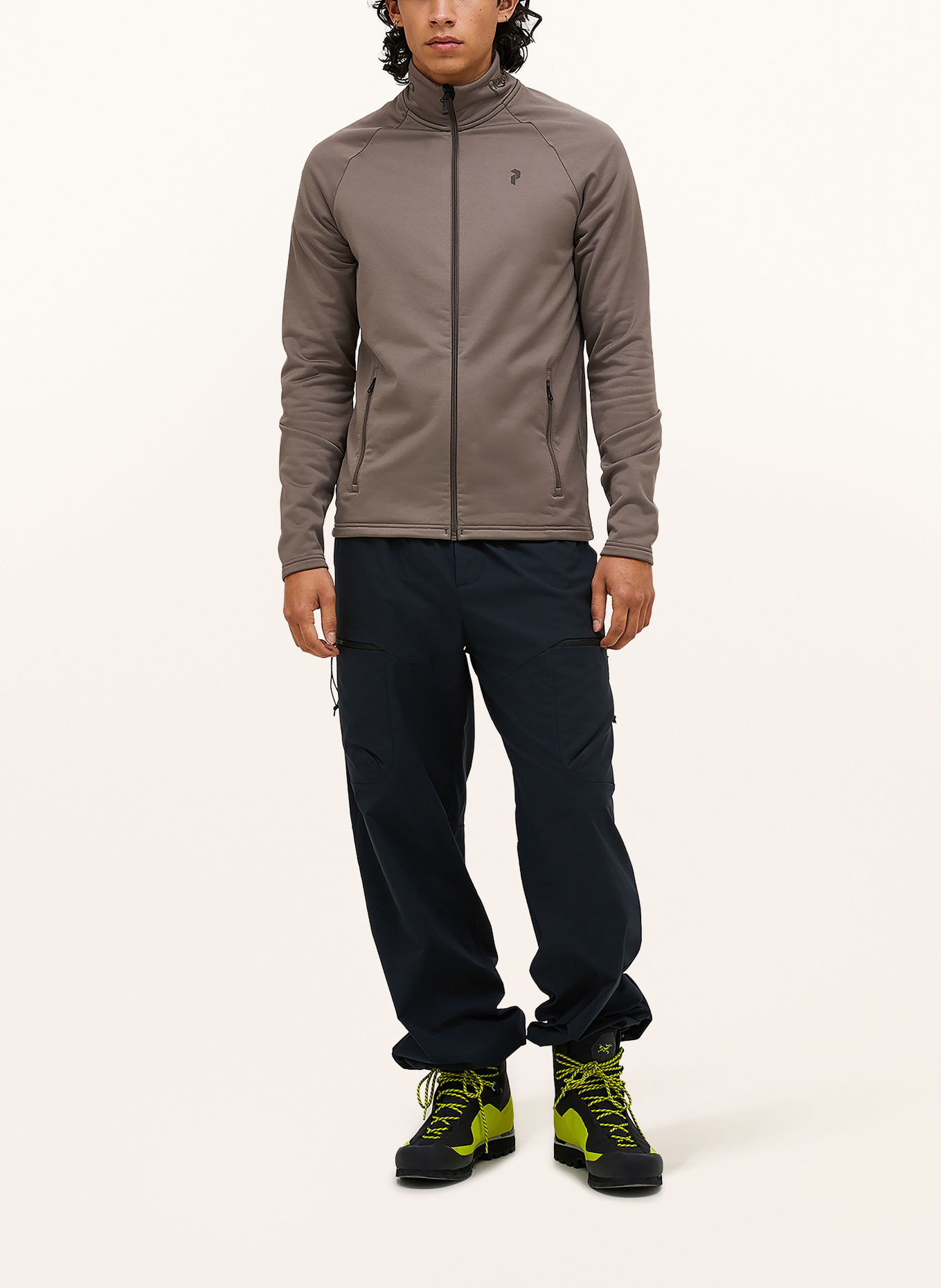 Peak Performance RIDER ESSENTIALS ZIP Mid-layer jacket: OLIVE