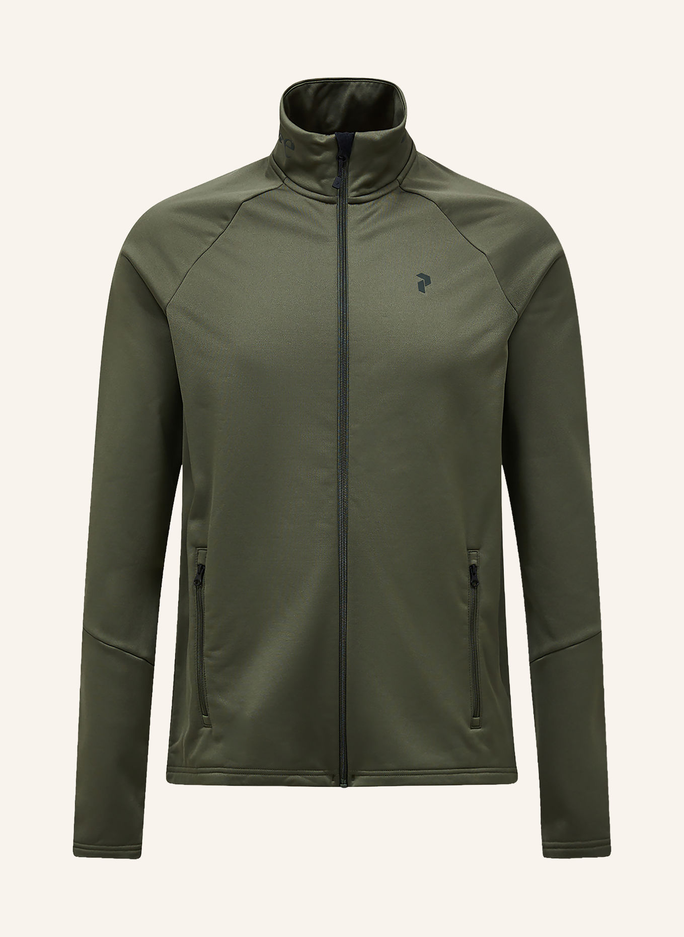 Peak Performance RIDER ESSENTIALS ZIP Mid-layer jacket: KHAKI