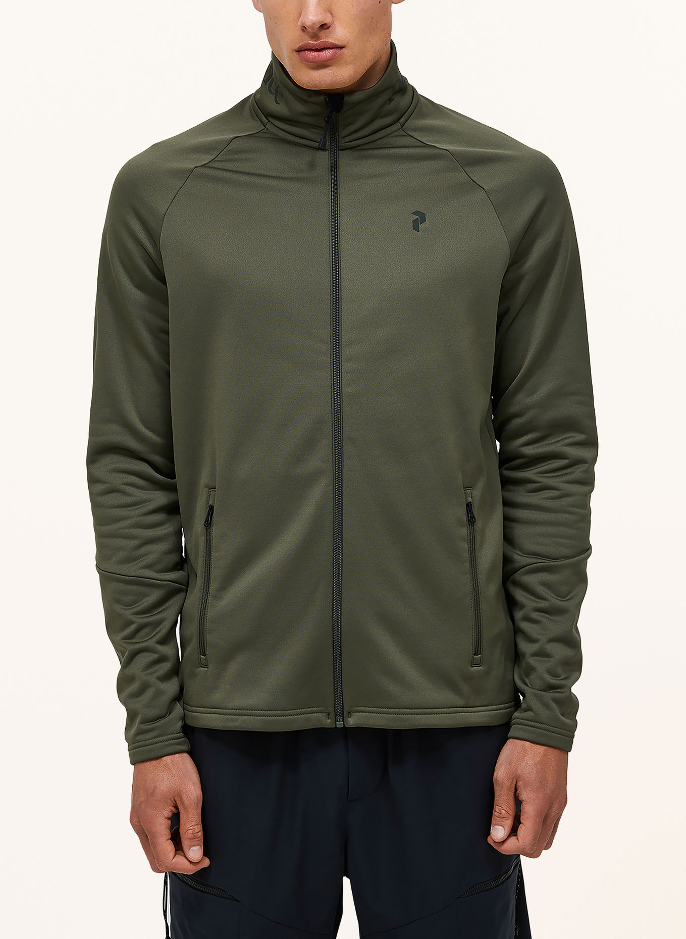 Peak Performance RIDER ESSENTIALS ZIP Mid-layer jacket: KHAKI