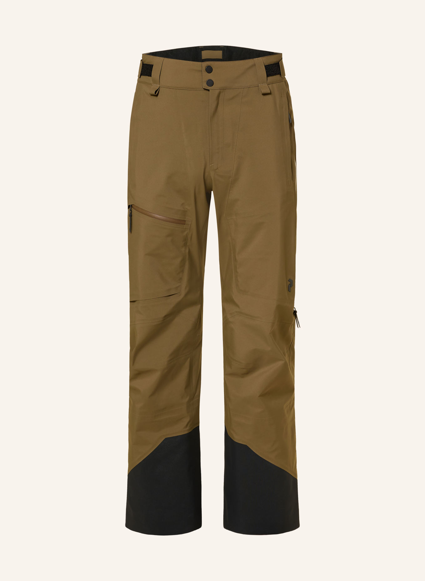 Peak Performance ALPINE GORE-TEX C-KNIT™ 3L Hardshell ski pants: OLIVE / BLACK