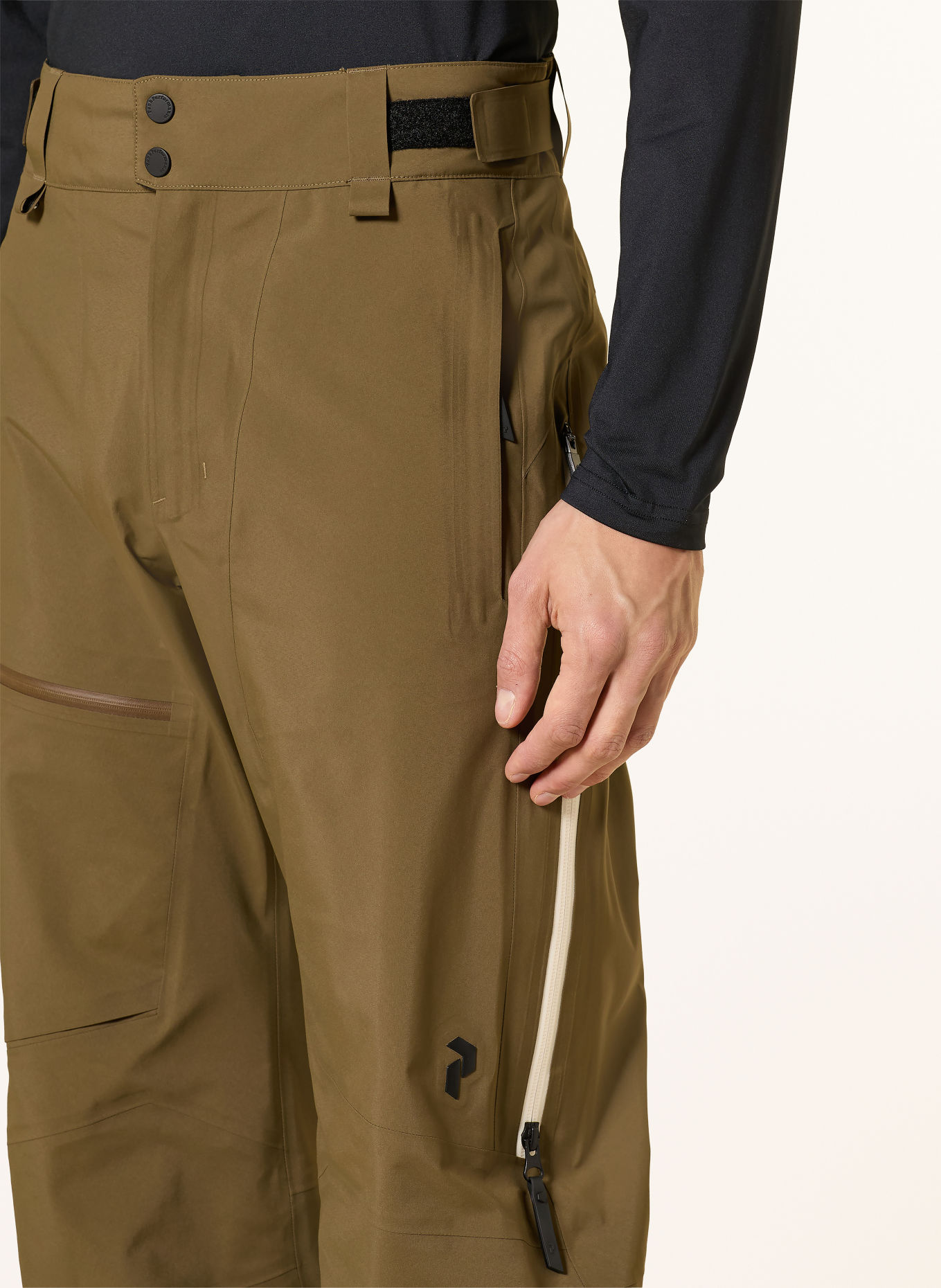 Peak Performance ALPINE GORE-TEX C-KNIT™ 3L Hardshell ski pants: OLIVE / BLACK