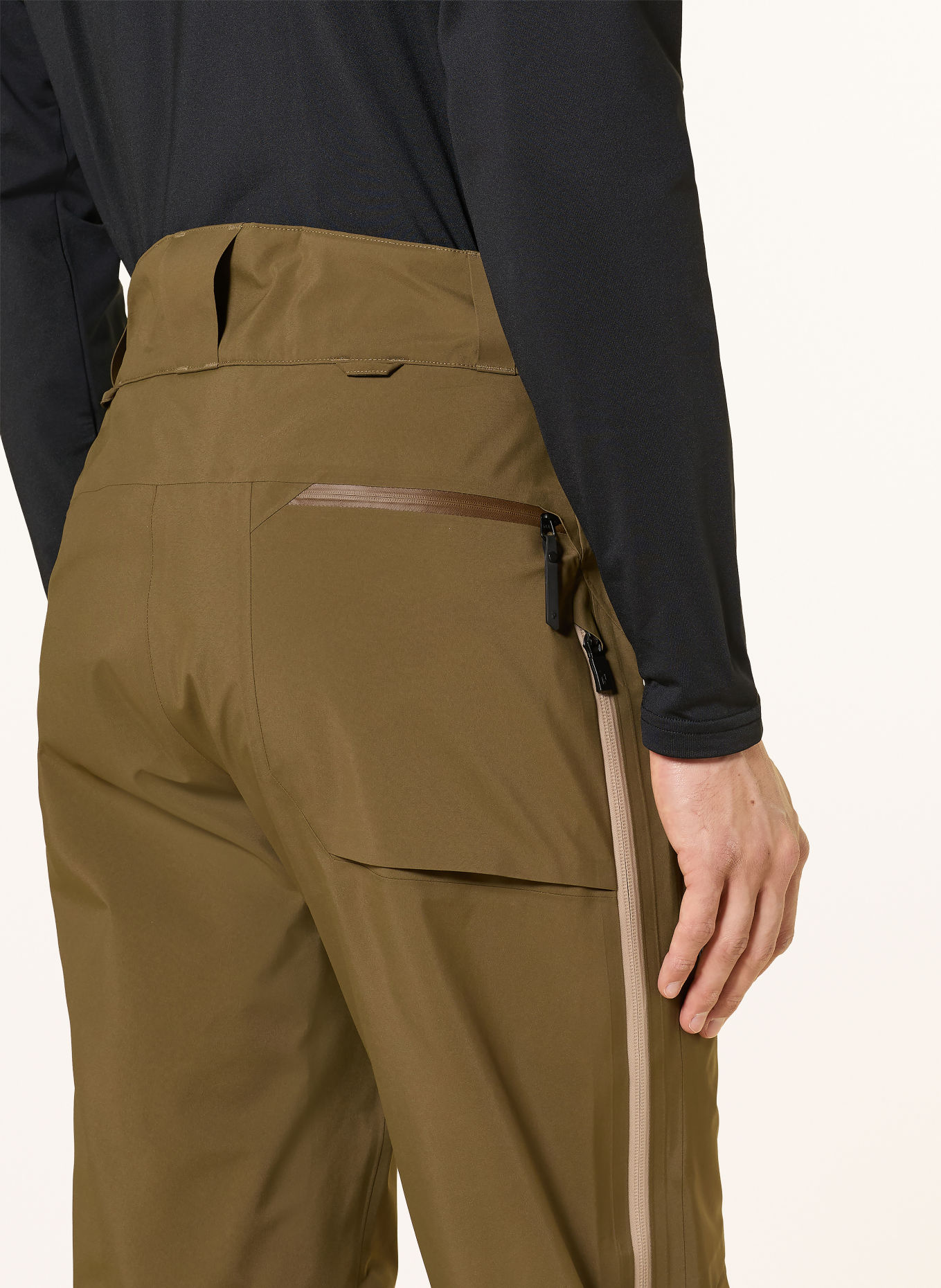 Peak Performance ALPINE GORE-TEX C-KNIT™ 3L Hardshell ski pants: OLIVE / BLACK