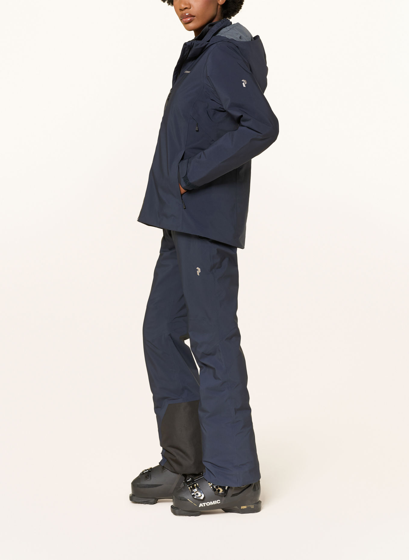 Peak Performance Skibroek ANIMA INSULATED: DONKERBLAUW / ZWART