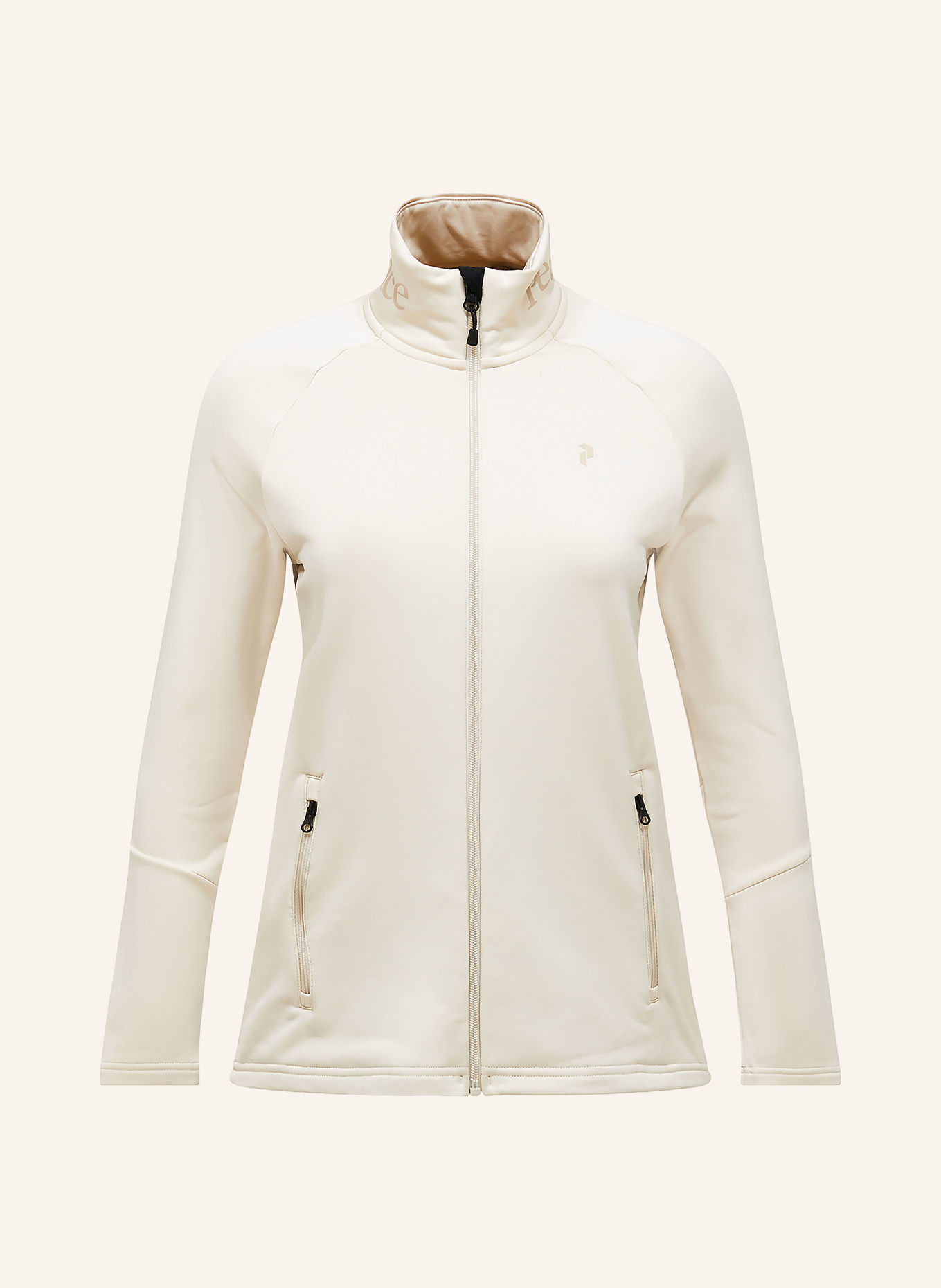 Peak Performance Fleecejacke RIDER ESSENTIALS ZIP: CREME