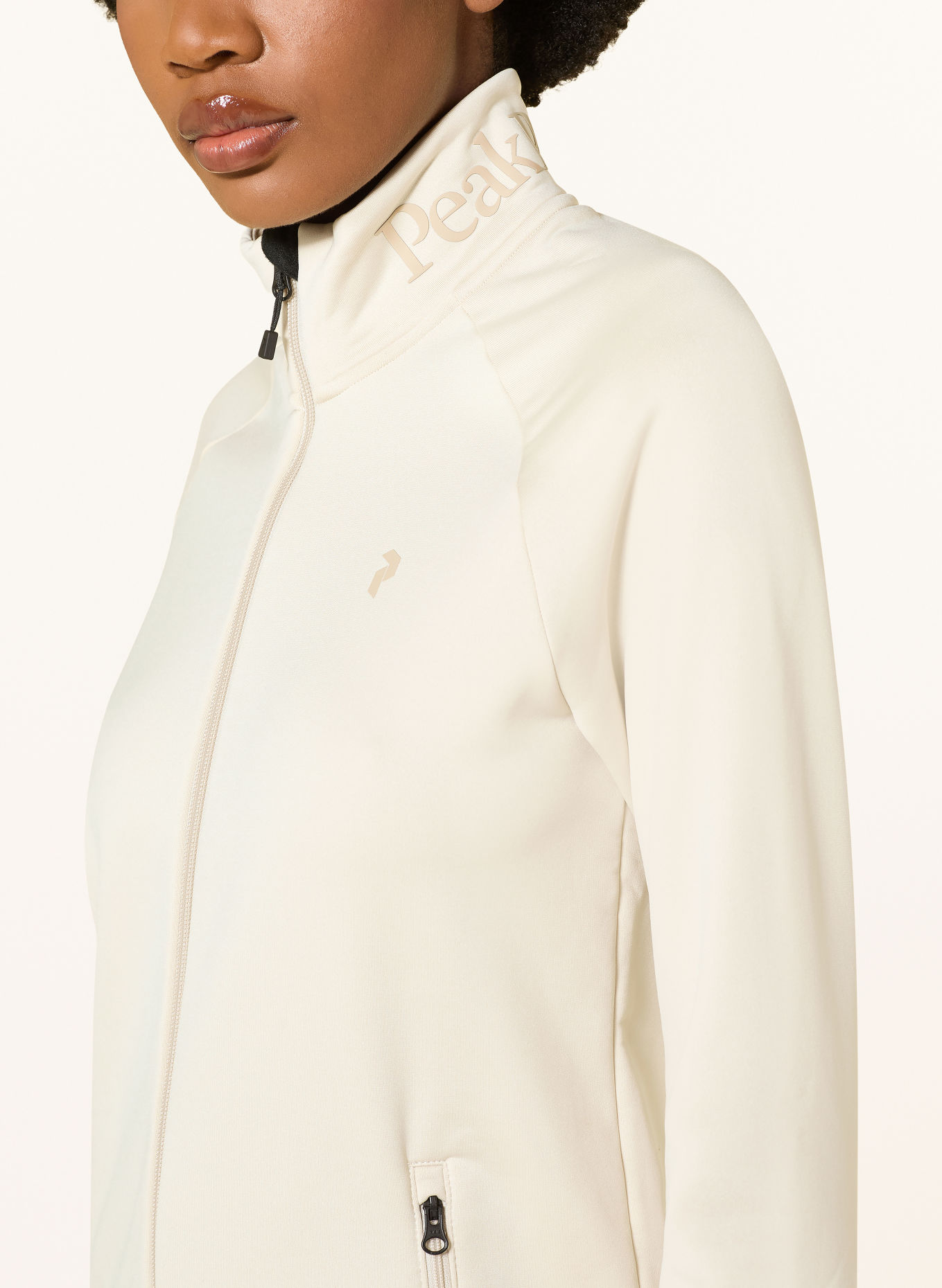 Peak Performance Fleecejacke RIDER ESSENTIALS ZIP: CREME