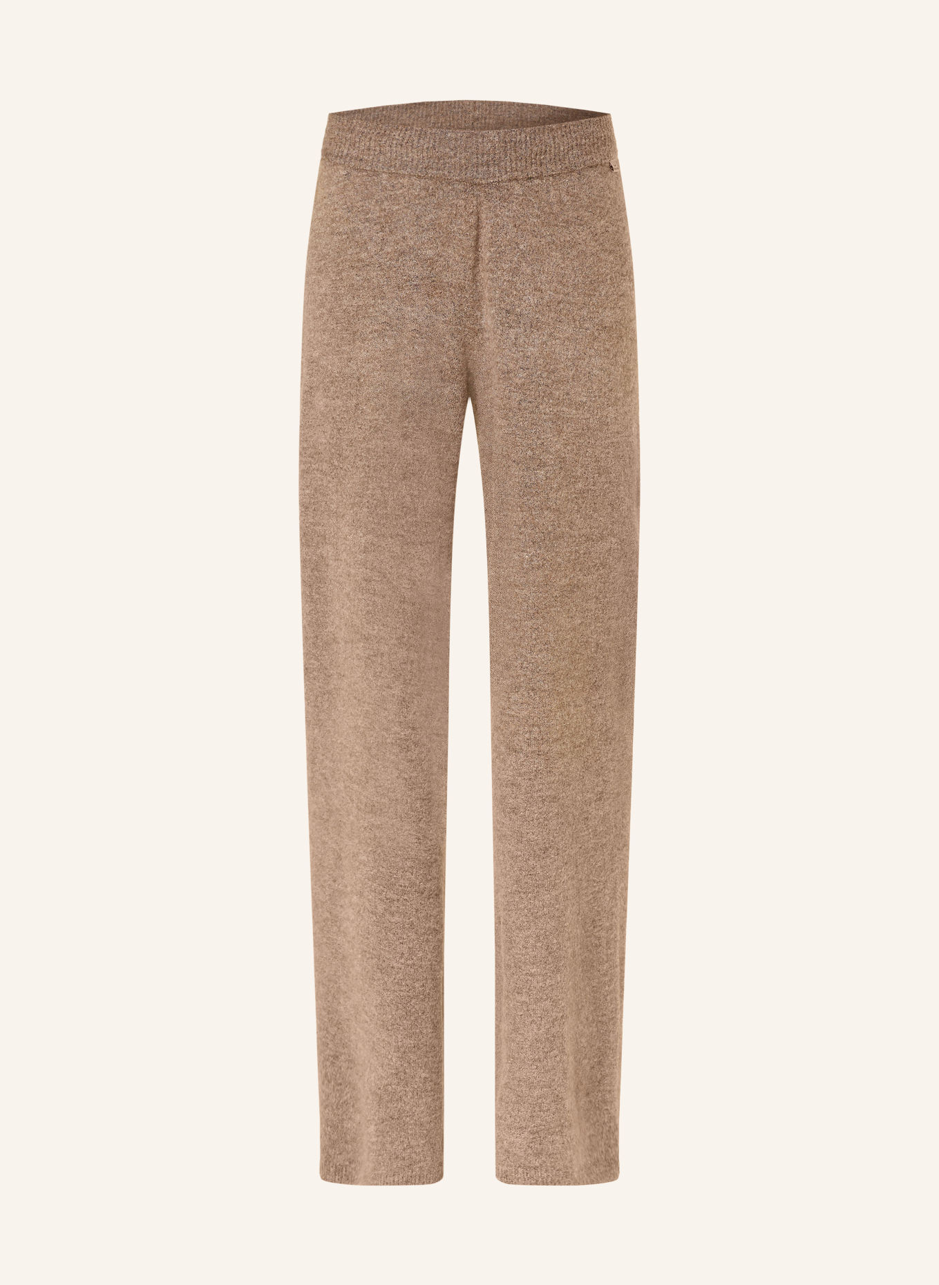 VENICE BEACH Knit Pants VB_CARLY: BROWN / TAUPE