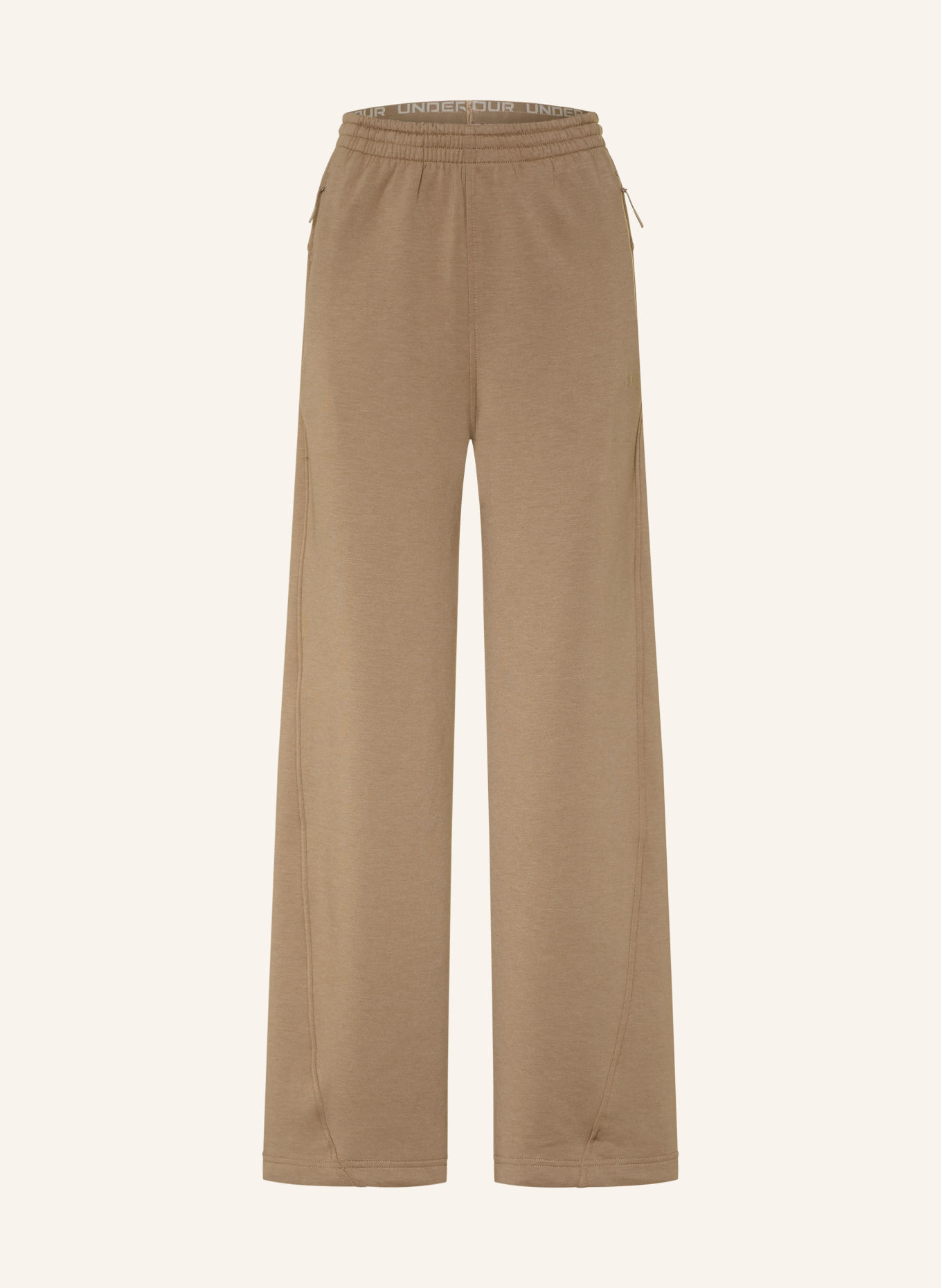 UNDER ARMOUR Sweatpants UNSTOPPABLE FLC OPEN: KHAKI