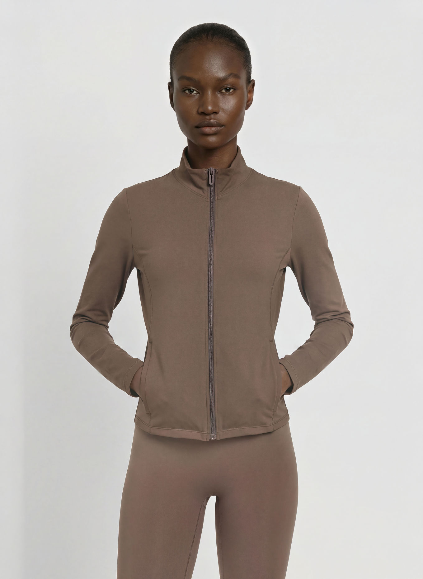 UNDER ARMOUR UA MERIDIAN Training jacket: BROWN
