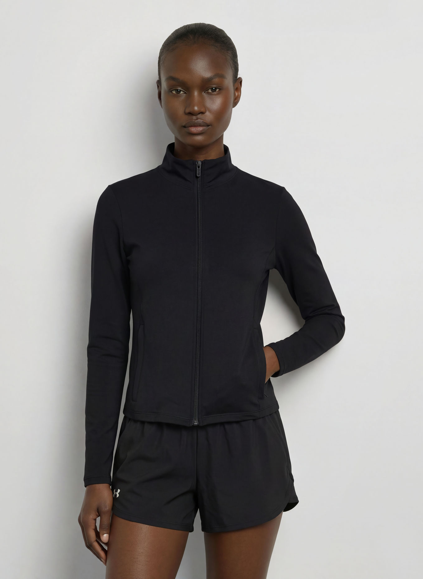 UNDER ARMOUR Trainingsjas UA MERIDIAN: ZWART