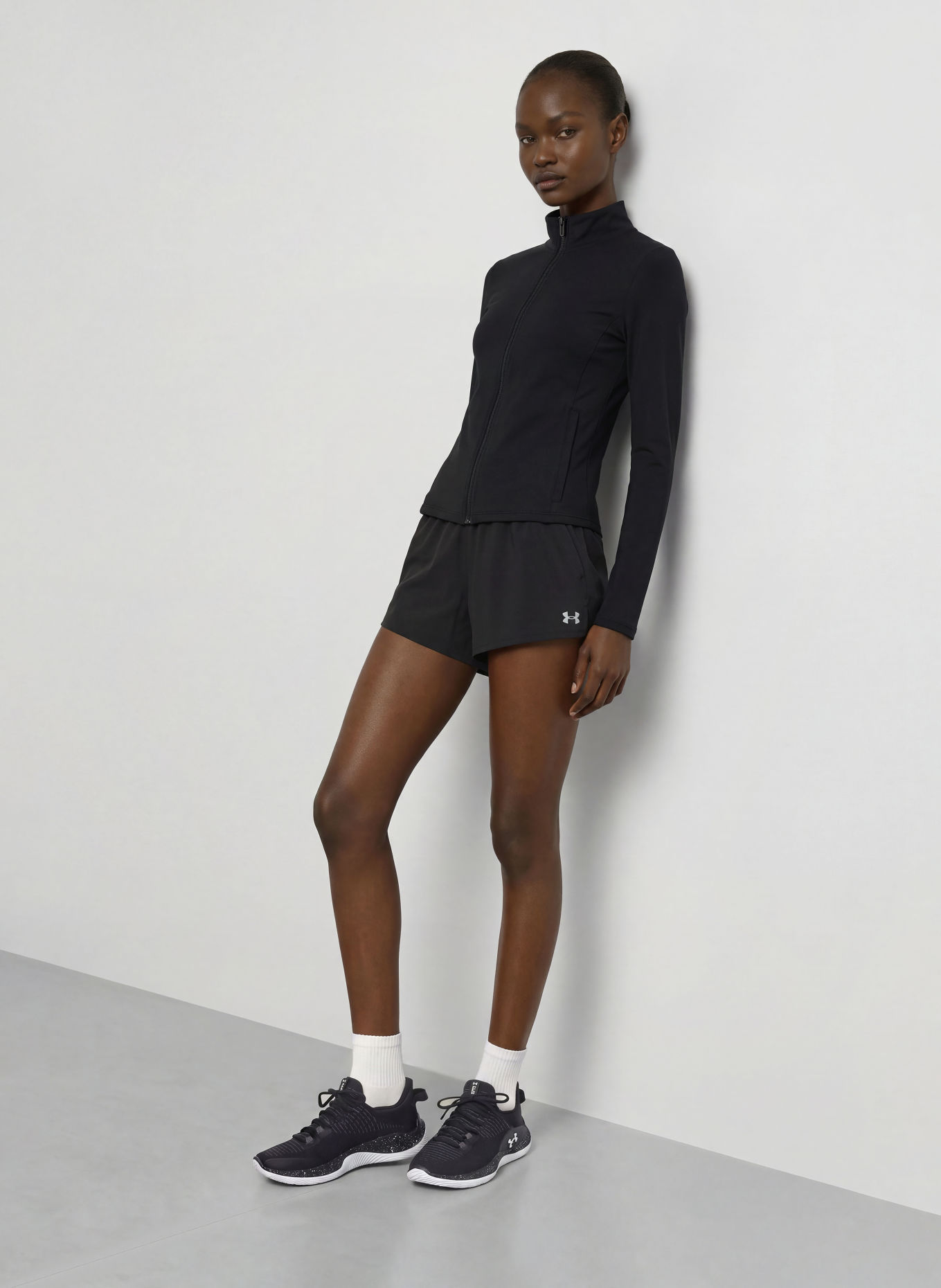 UNDER ARMOUR Trainingsjas UA MERIDIAN: ZWART