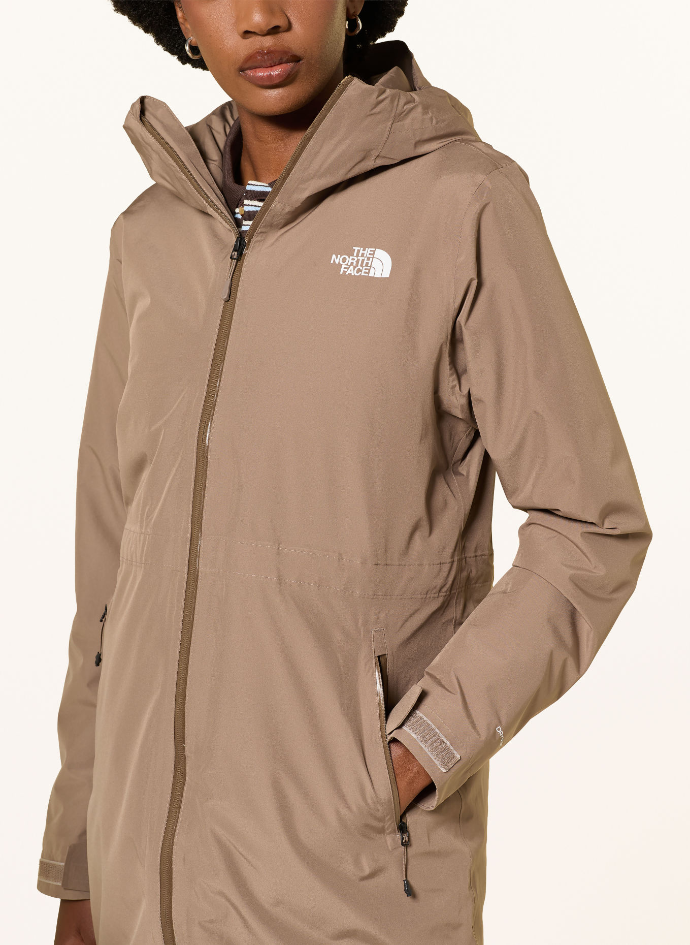 THE NORTH FACE HIKESTELLER Parka: LIGHT BROWN