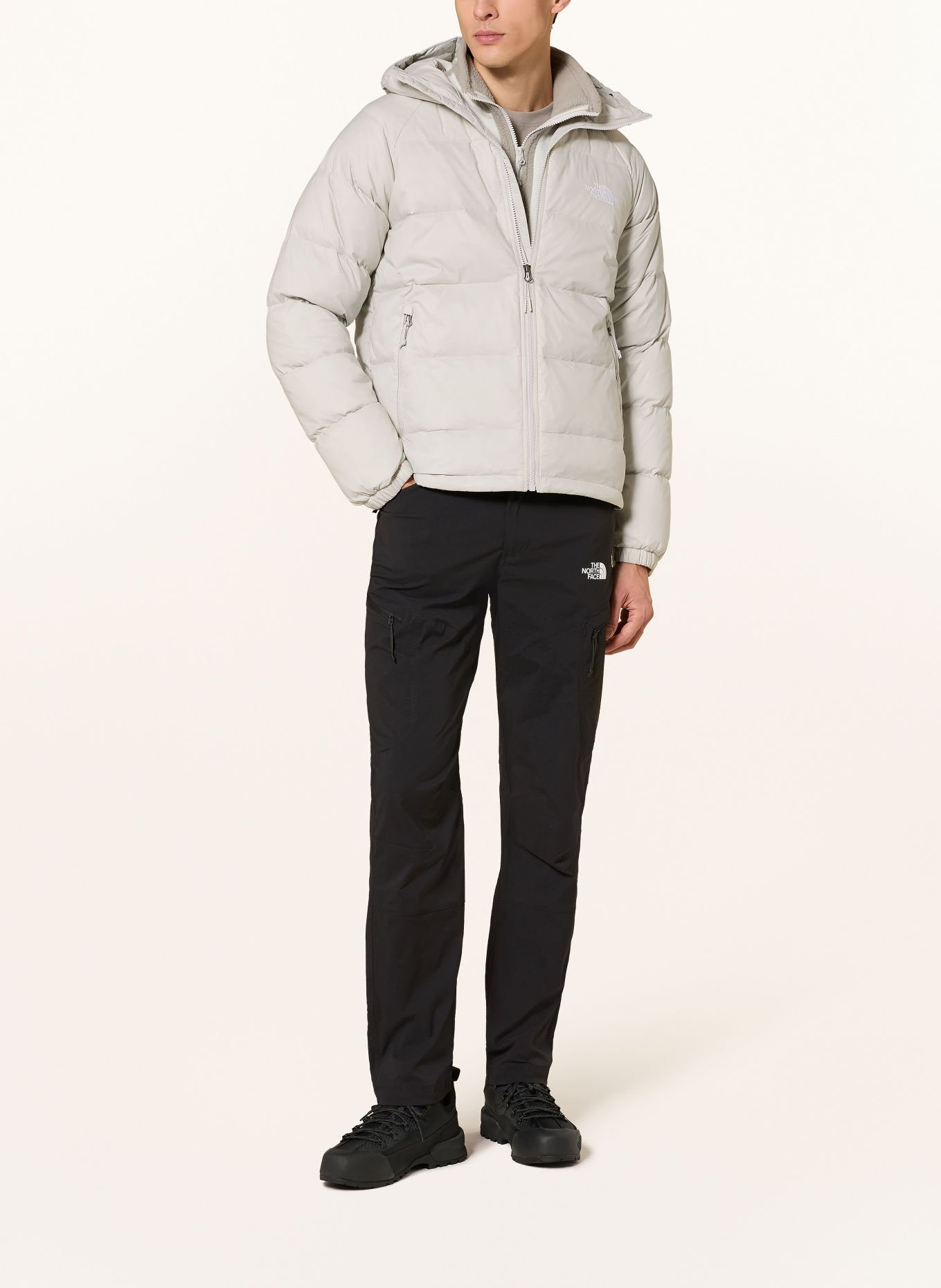 THE NORTH FACE HYDRENALITE Down Jacket: LIGHT GRAY