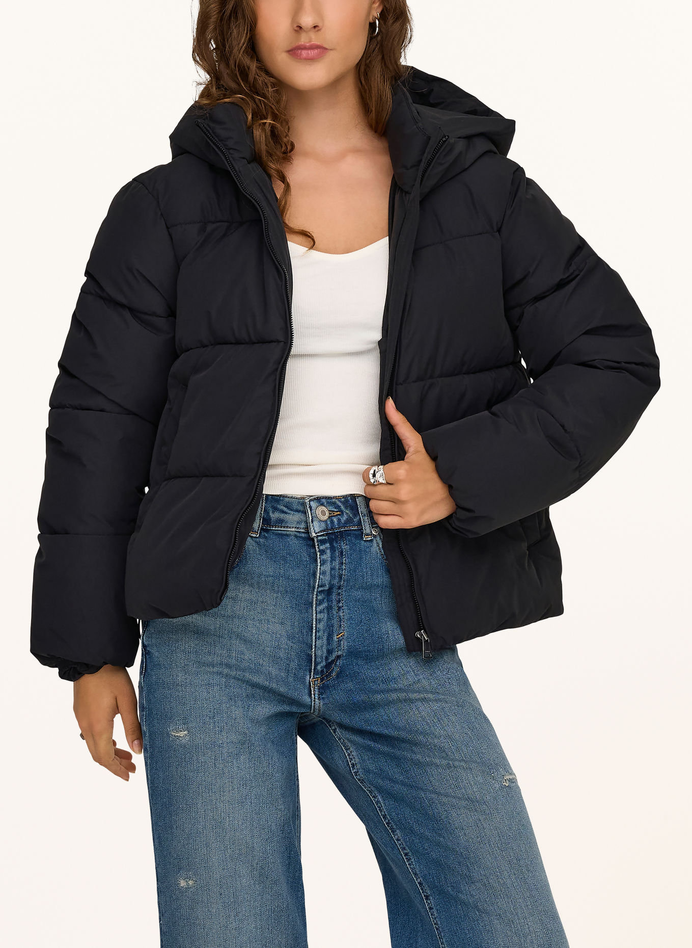 ONLY Steppjacke: SCHWARZ