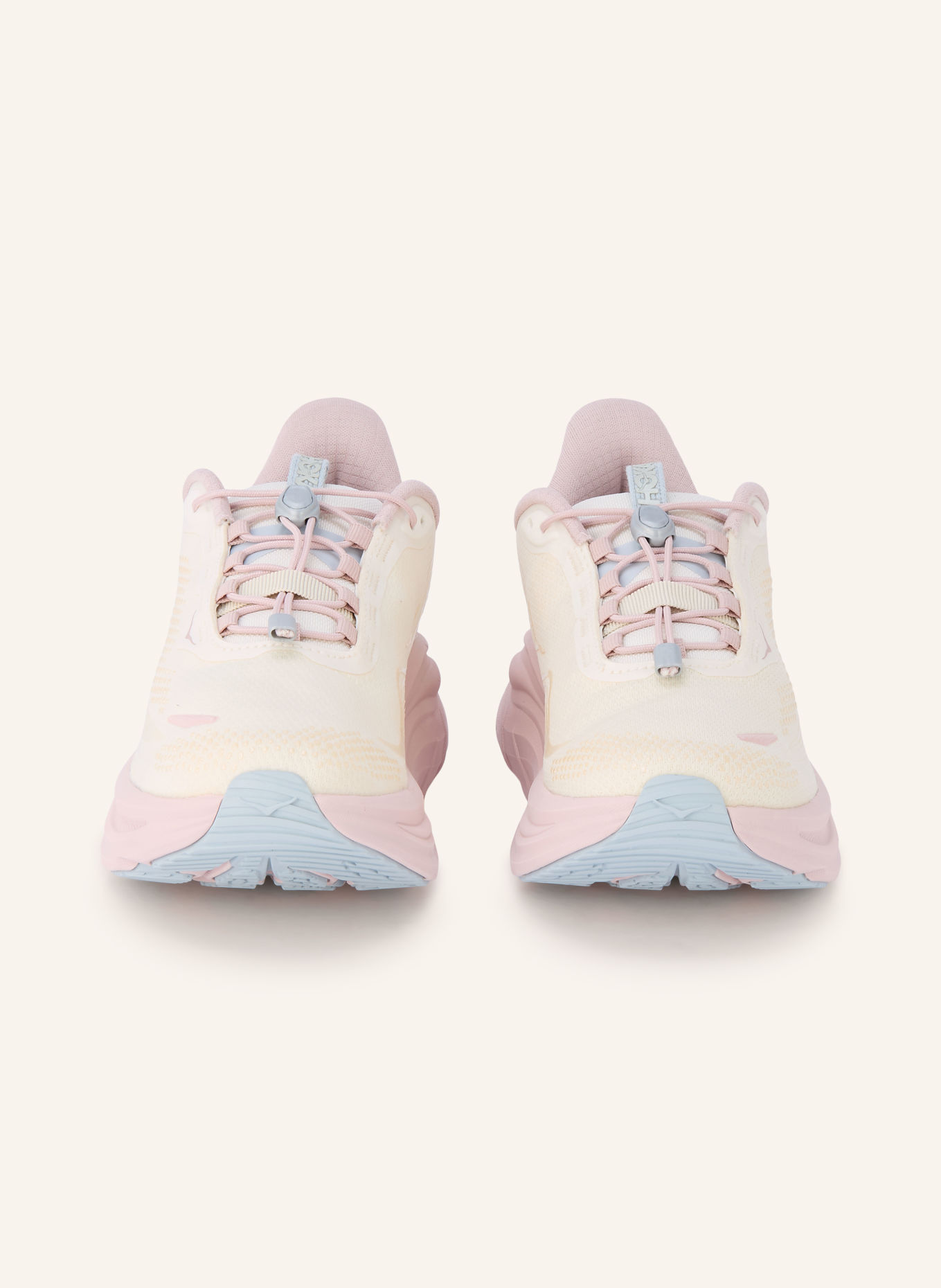 HOKA Laufschuhe CLIFTON 11 GTX: HELLGELB / ROSÉ