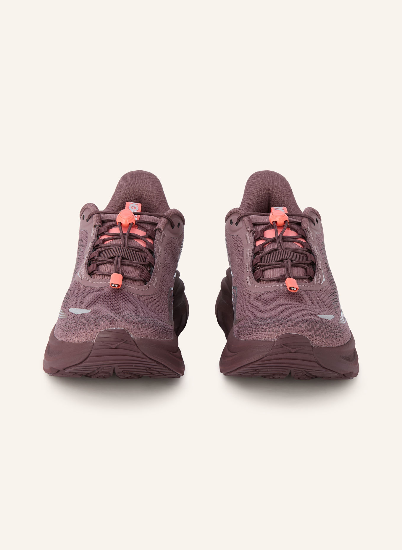 HOKA Laufschuhe CLIFTON 11 GTX: DUNKELROT / SILBER