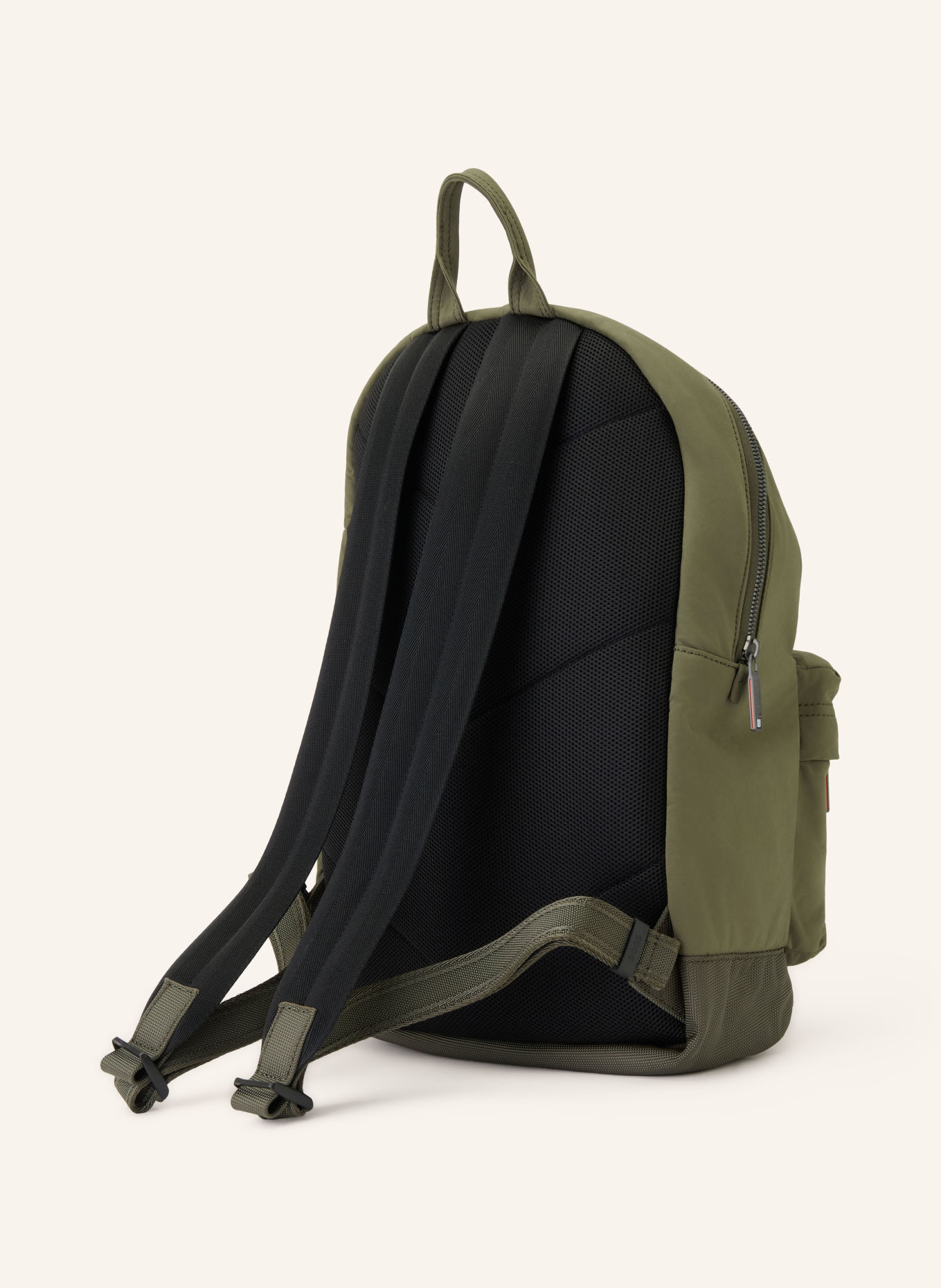 BOSS ERYK Backpack with laptop compartment: OLIVE