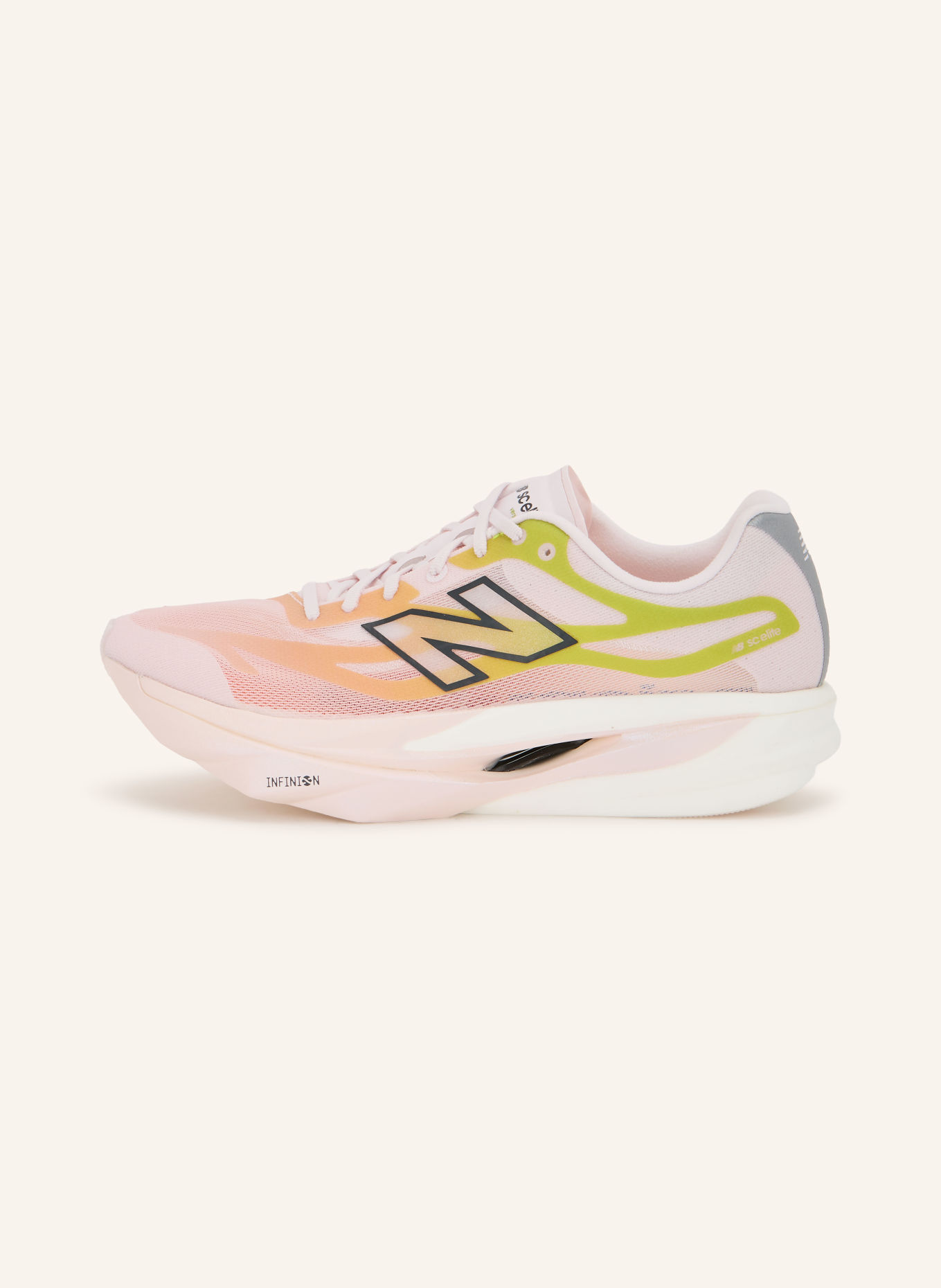 new balance SUPERCOMP ELITE V6 Running Shoes: LIGHT PINK / ORANGE / LIGHT GREEN