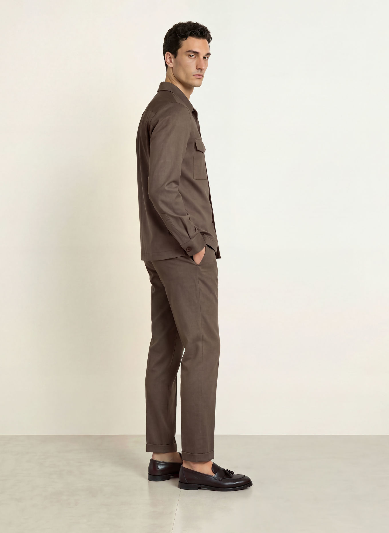CG - CLUB of GENTS CG CLOW Extra Slim Fit Suit Trousers: 73 DUNKELBRAUN