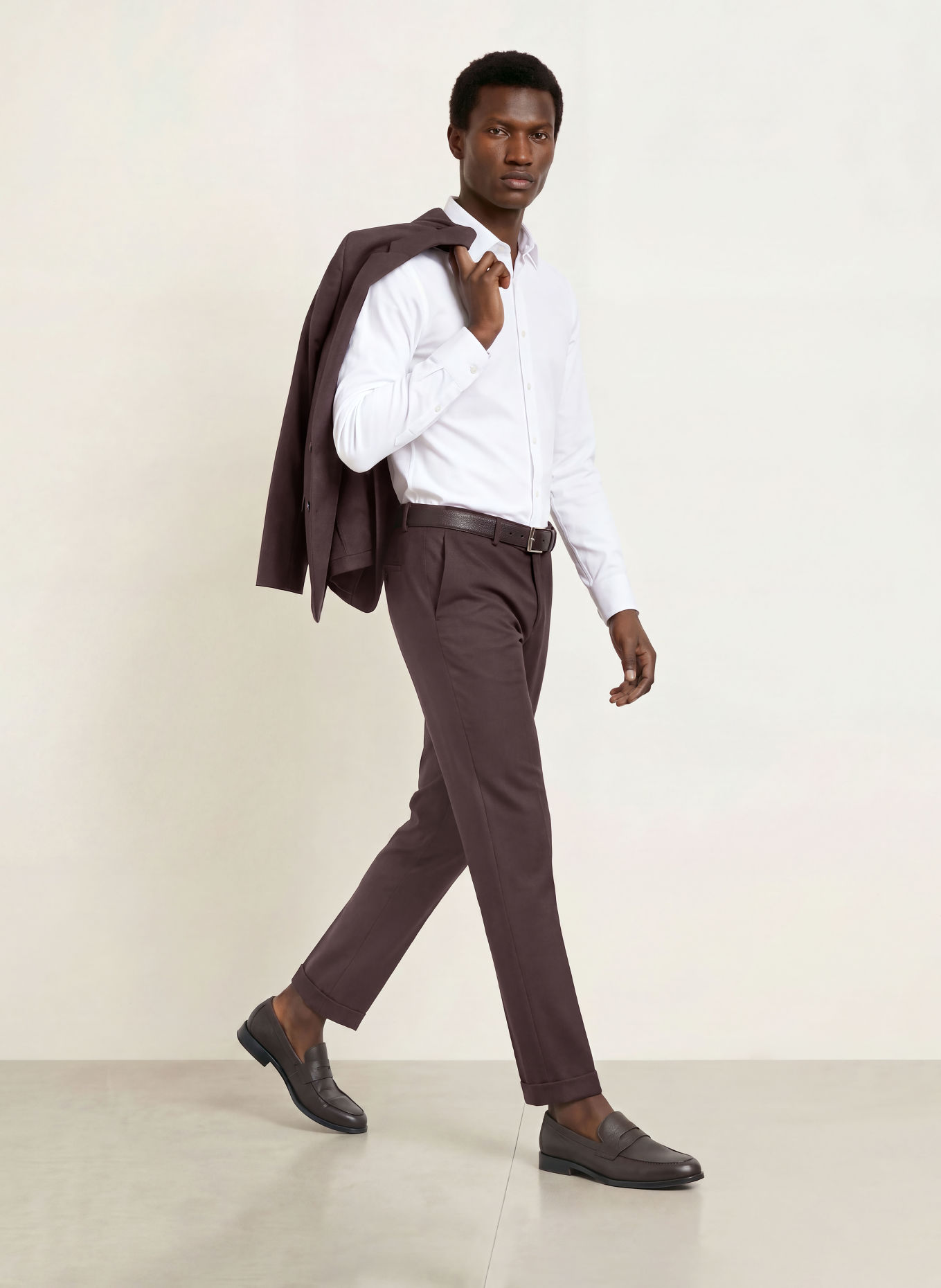 CG - CLUB of GENTS Pantalon CG CLOW Extra Slim Fit: 43 DUNKELROT