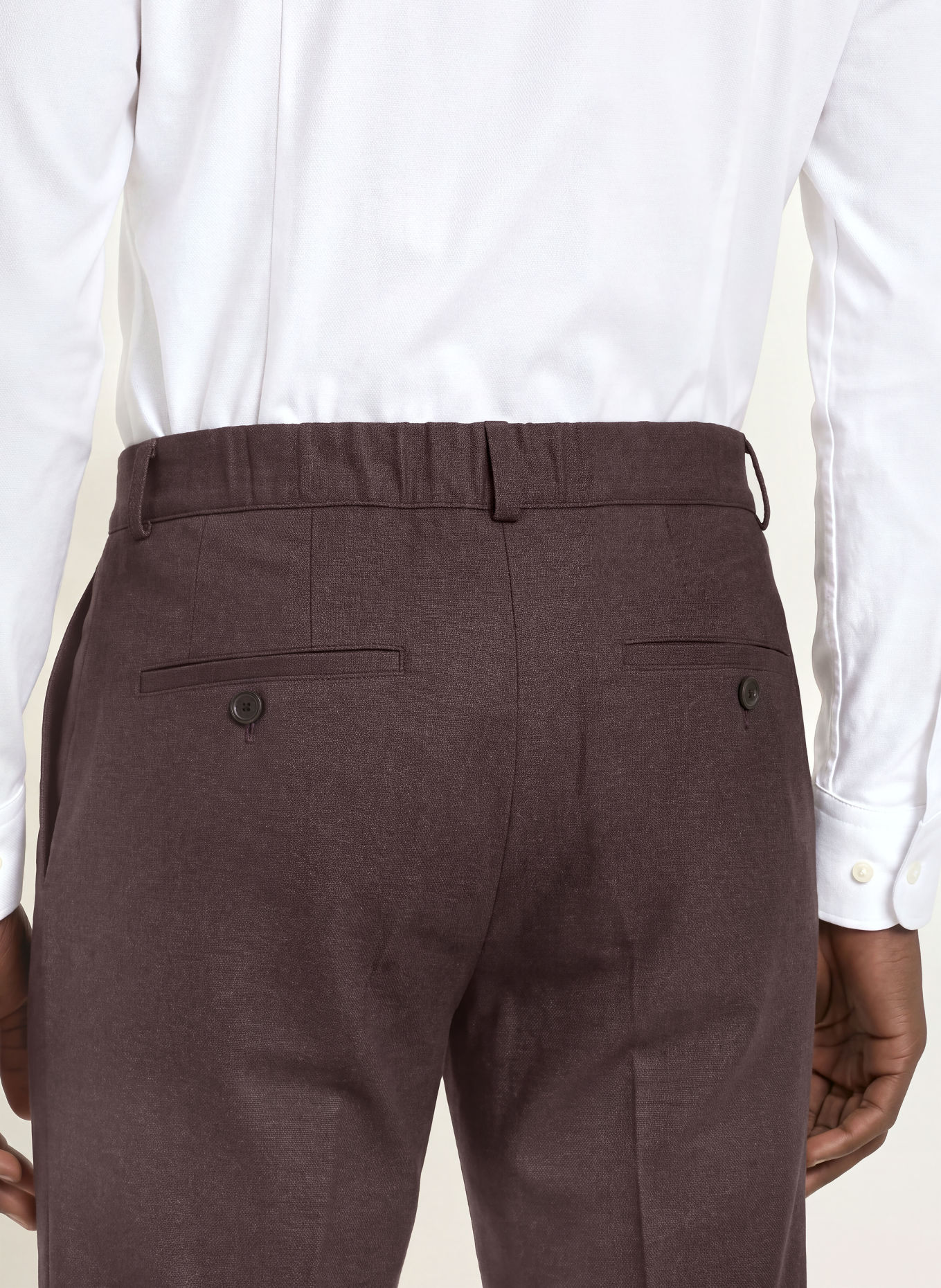 CG - CLUB of GENTS Pantalon CG CLOW Extra Slim Fit: 43 DUNKELROT