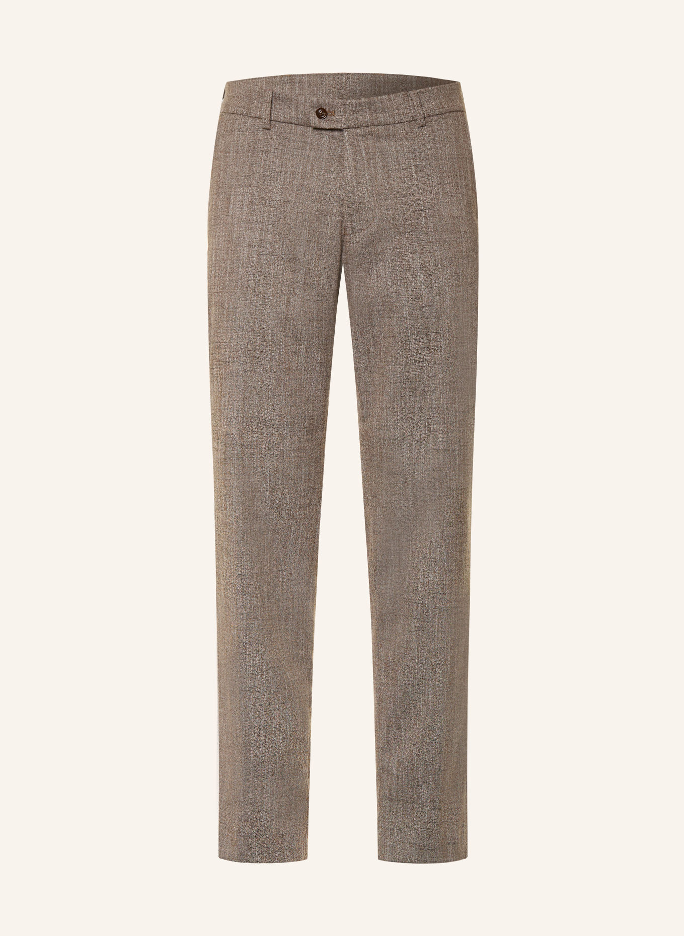CG - CLUB of GENTS Broek ORLANDO Extra Slim Fit: 72 BRAUN