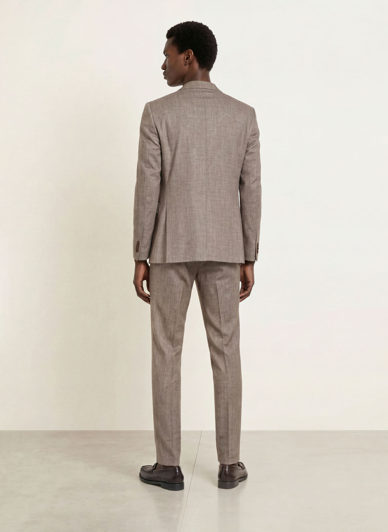 CG - CLUB of GENTS Broek ORLANDO Extra Slim Fit: 72 BRAUN