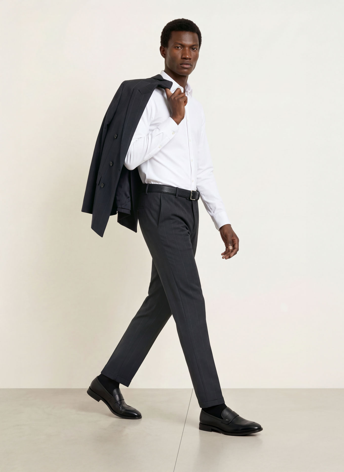 CG - CLUB of GENTS Pantalon CG ORLANDO Relaxed Fit: 63 DUNKELBLAU
