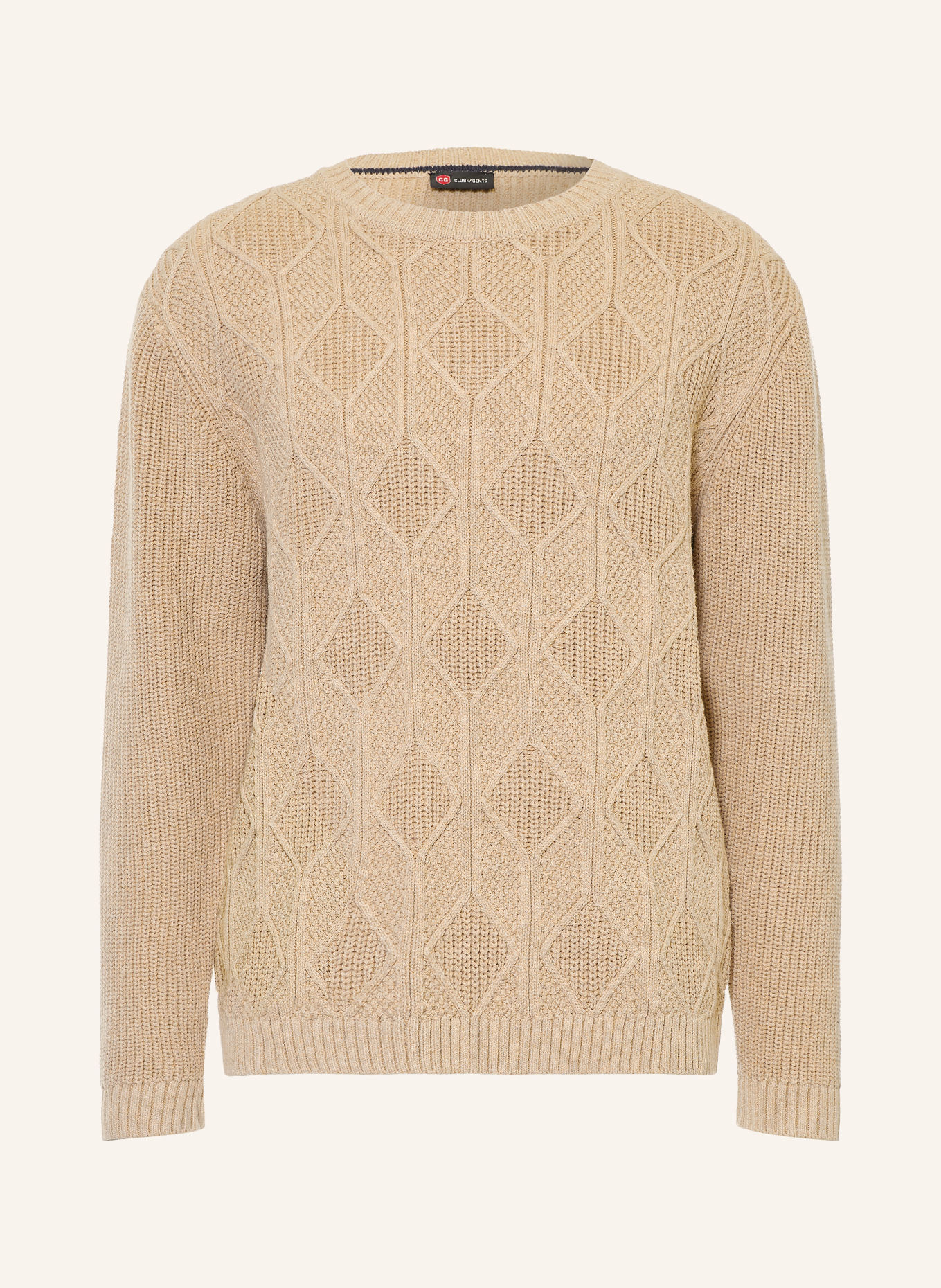 CG - CLUB of GENTS CG BRAVEN Sweater: BEIGE